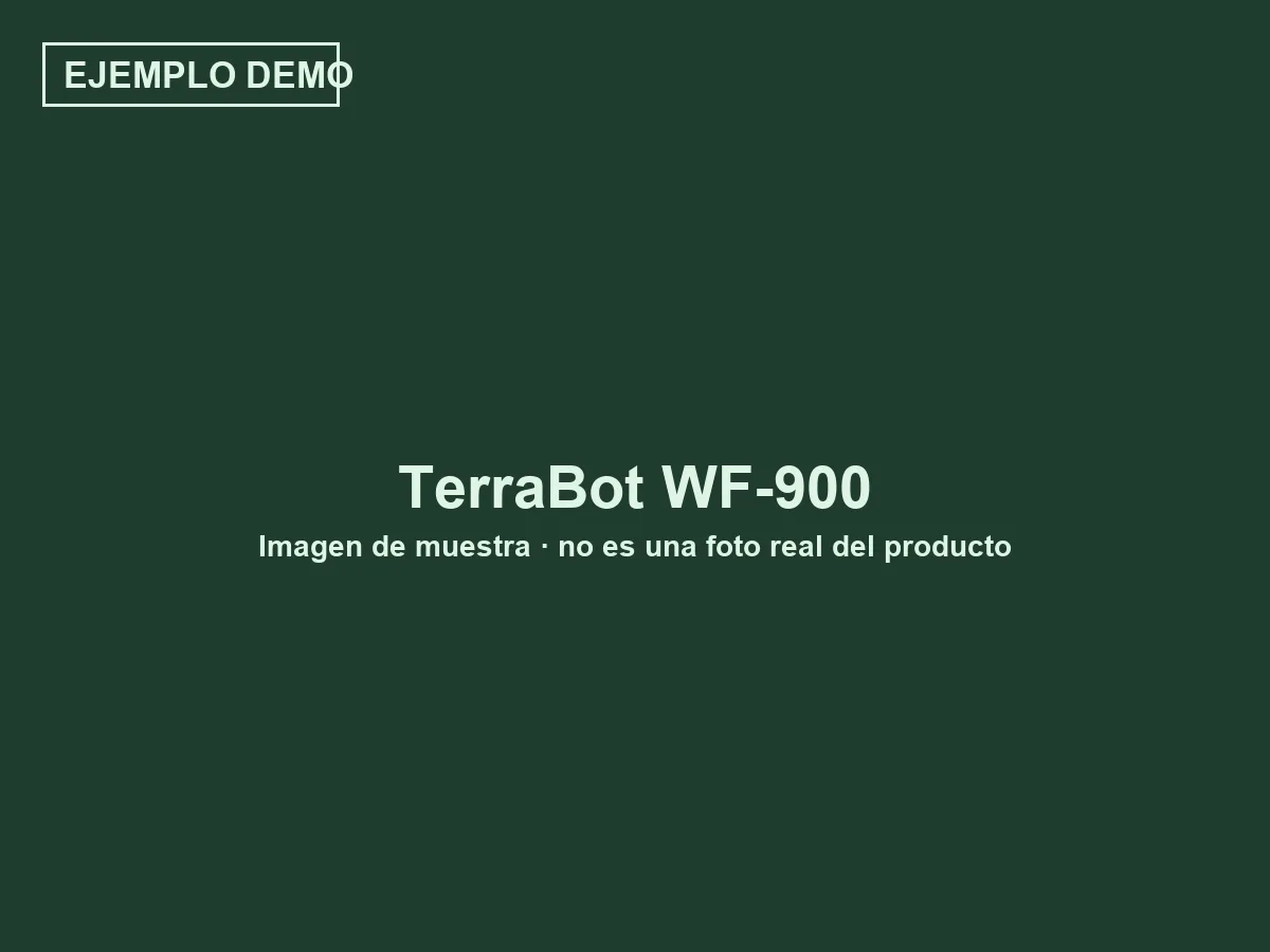 TerraBot WF-900 (ejemplo demo)