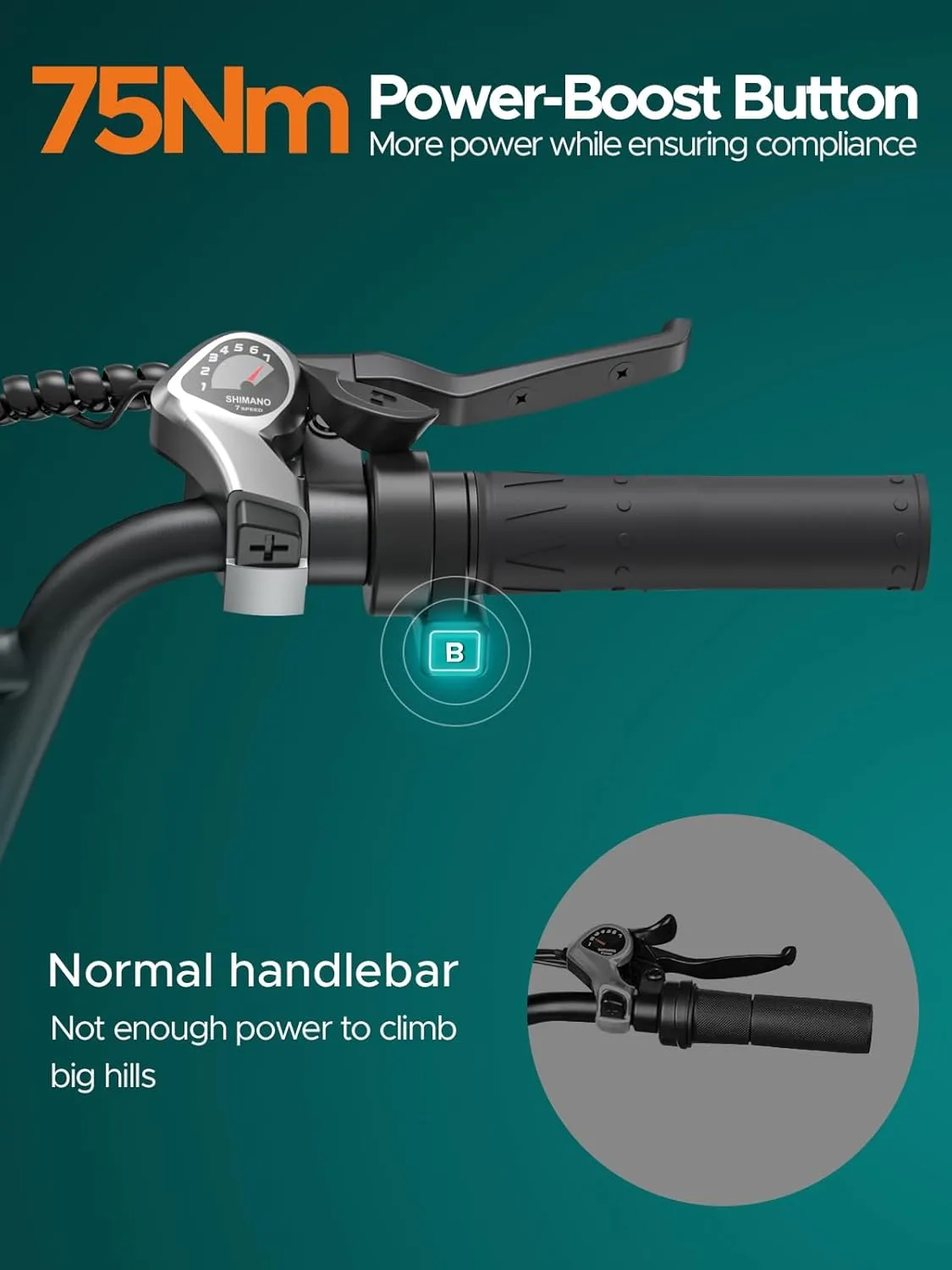 Bicicleta eléctrica ENGWE L20 Boost — vista 2