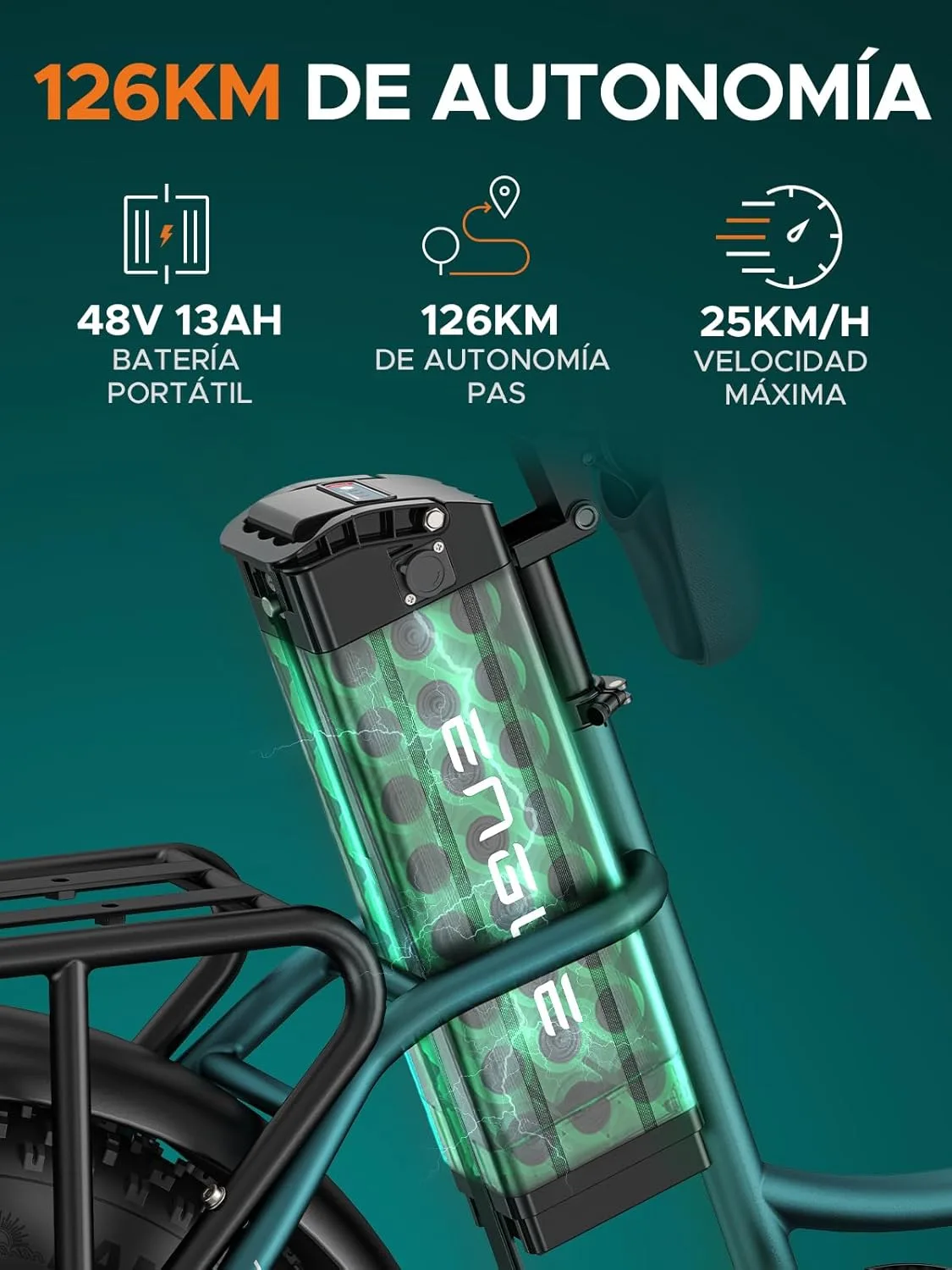 Bicicleta eléctrica ENGWE L20 Boost — vista 3