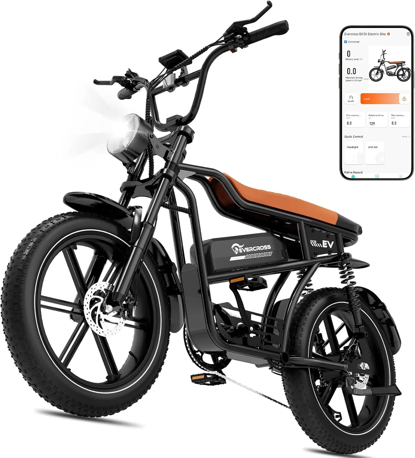 Bicicleta eléctrica EVERCROSS EK30