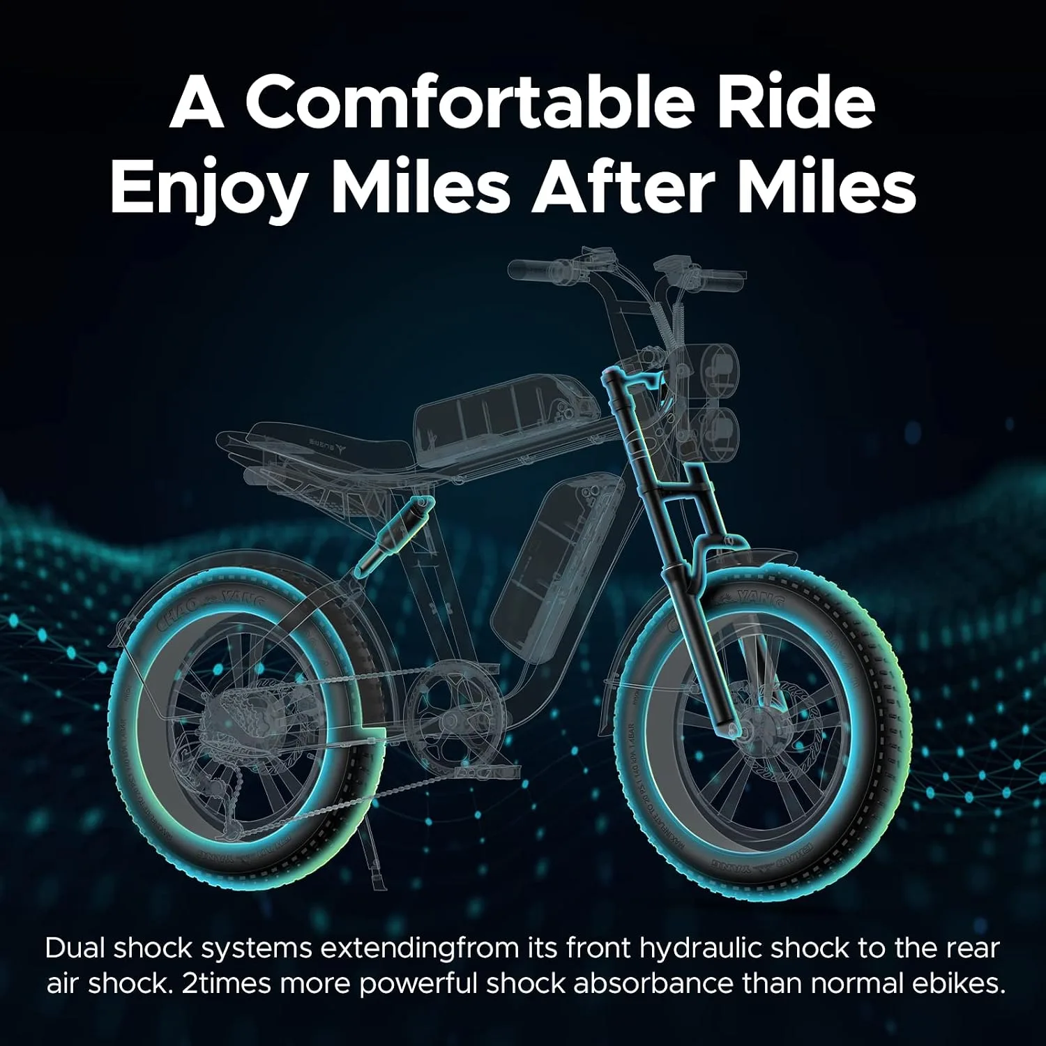Bicicleta eléctrica ENGWE M20/M1 — vista 3