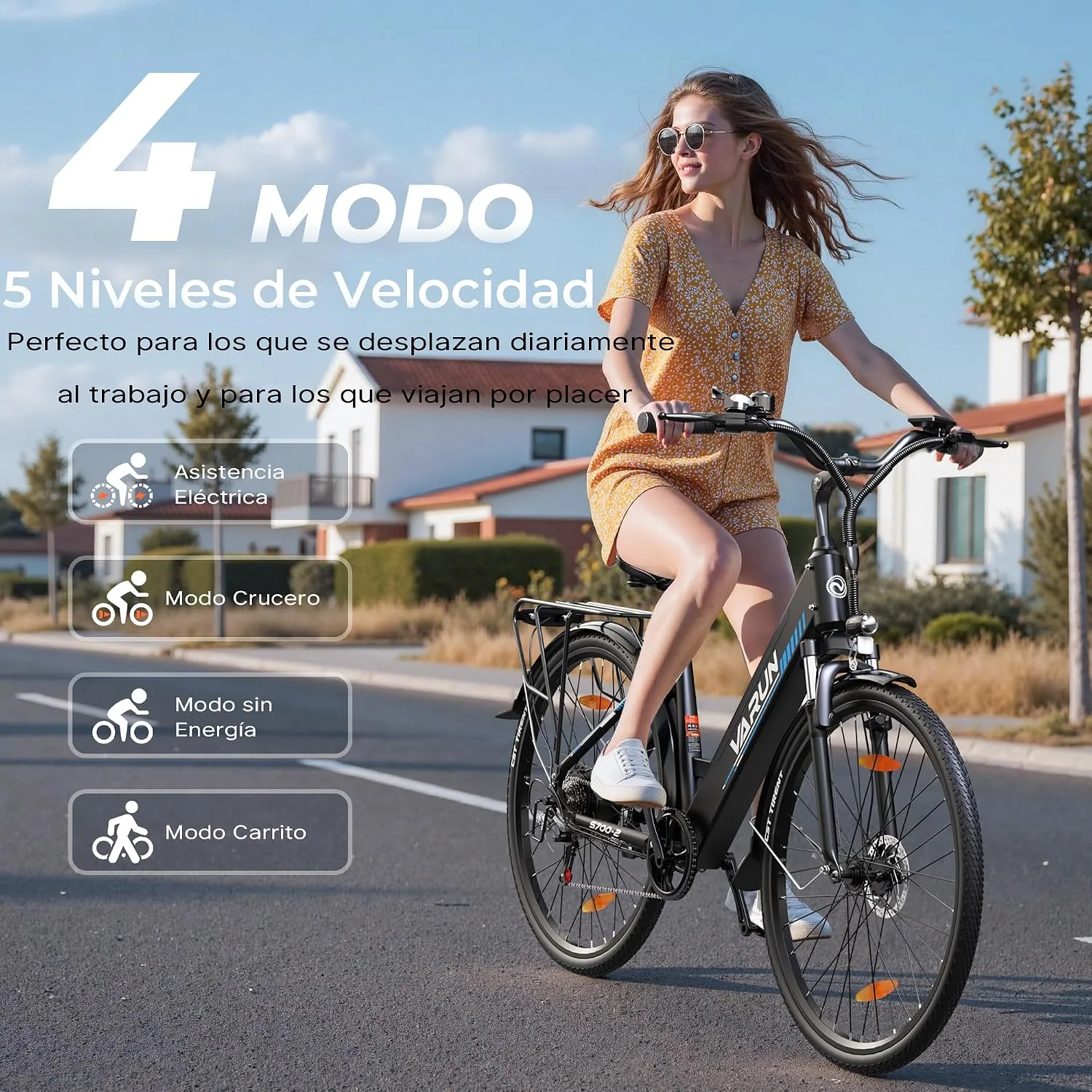 Bicicleta eléctrica VARUN S700-2 — vista 4