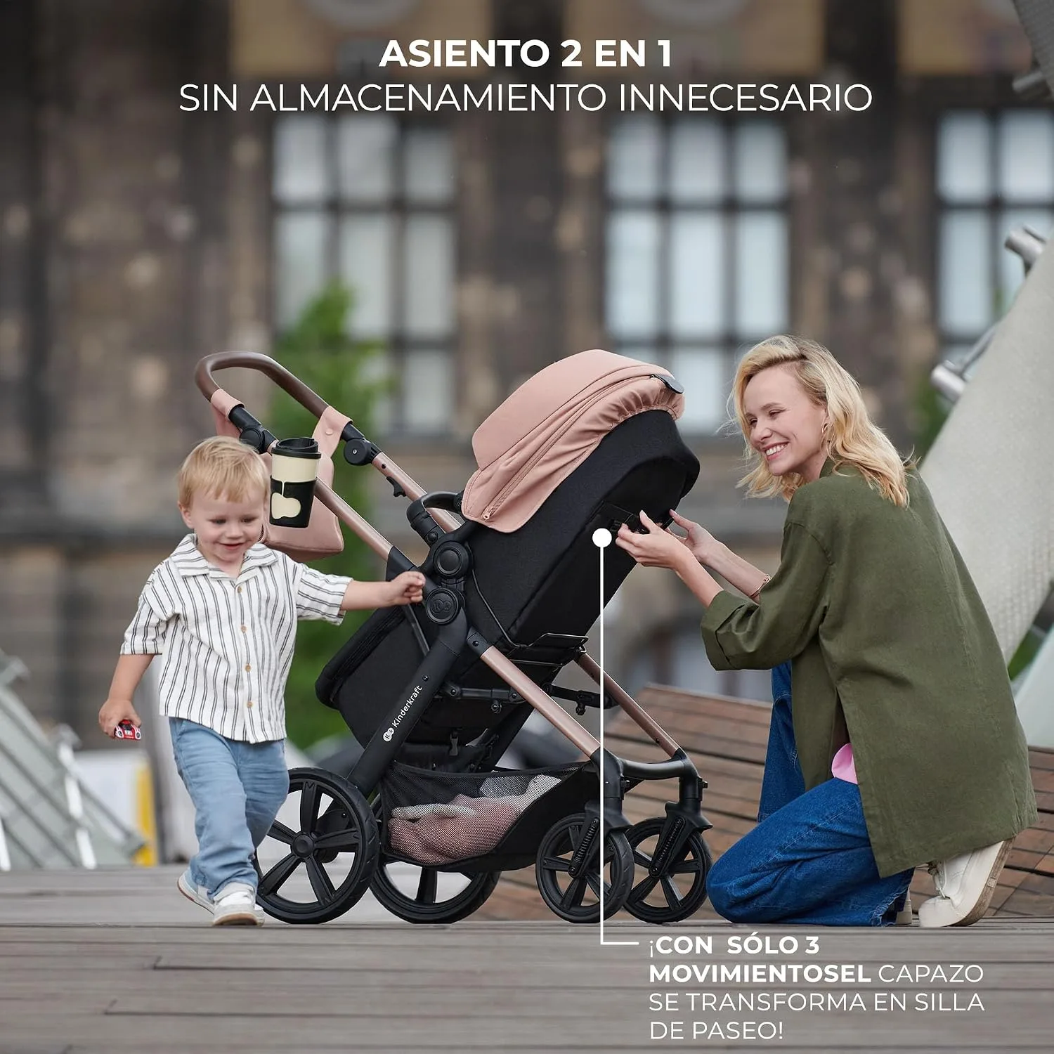 Carrito de bebé Kinderkraft Moov 2 — vista 3