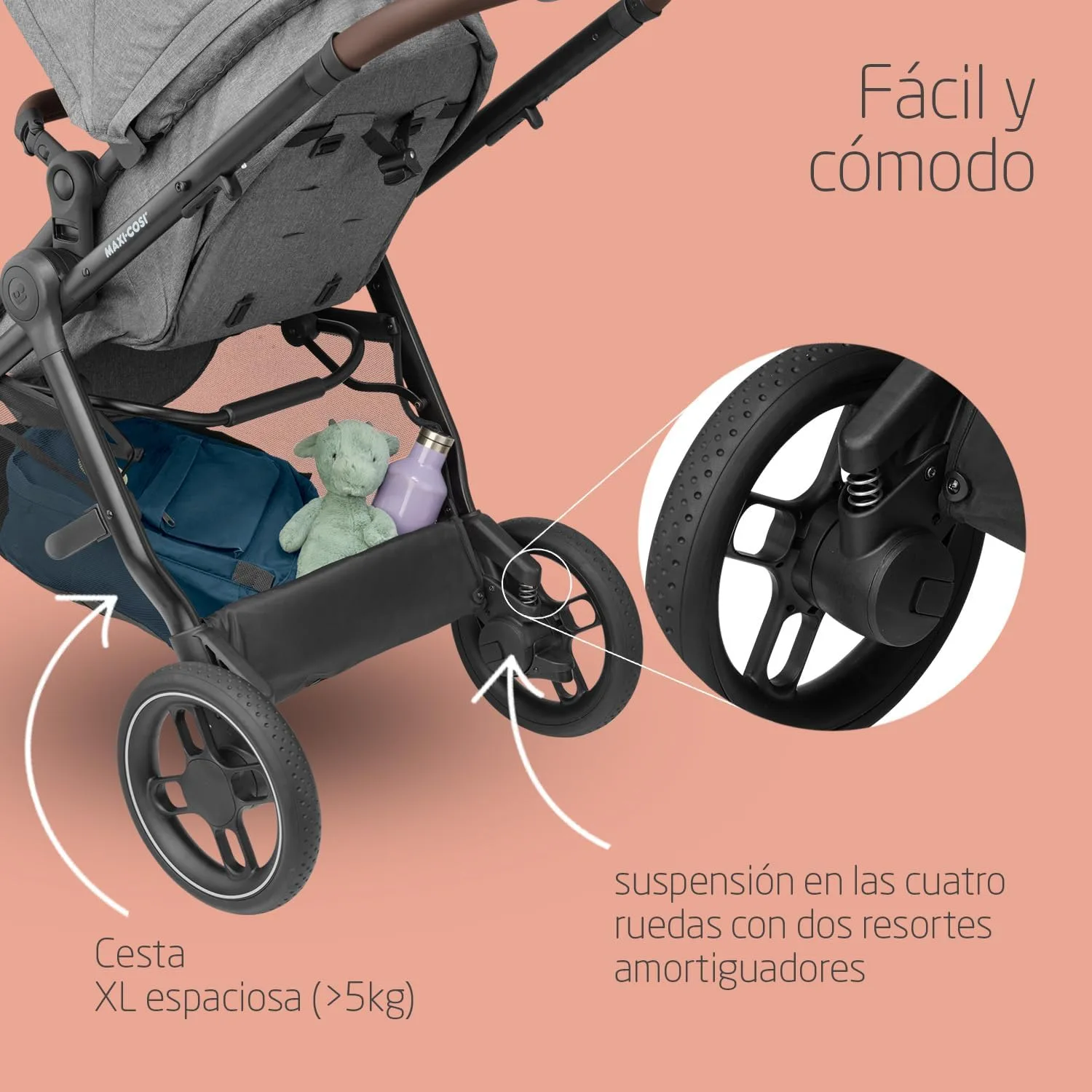 Carrito de bebé Maxi-Cosi Pack Zelia S Trio — vista 4