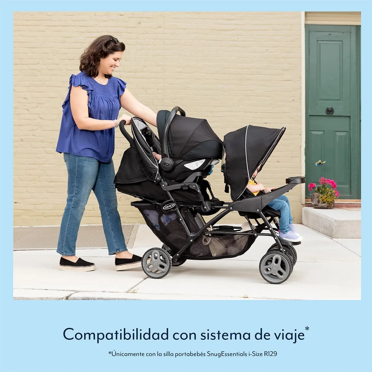 Carrito de bebé Graco Stadium Duo Click Connect — vista 4