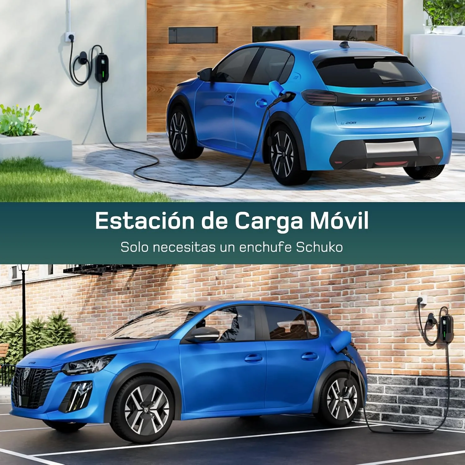Cargador para coche eléctrico dé Cargador Coche Eléctrico Schuko 3,7 kW 6 m — vista 4