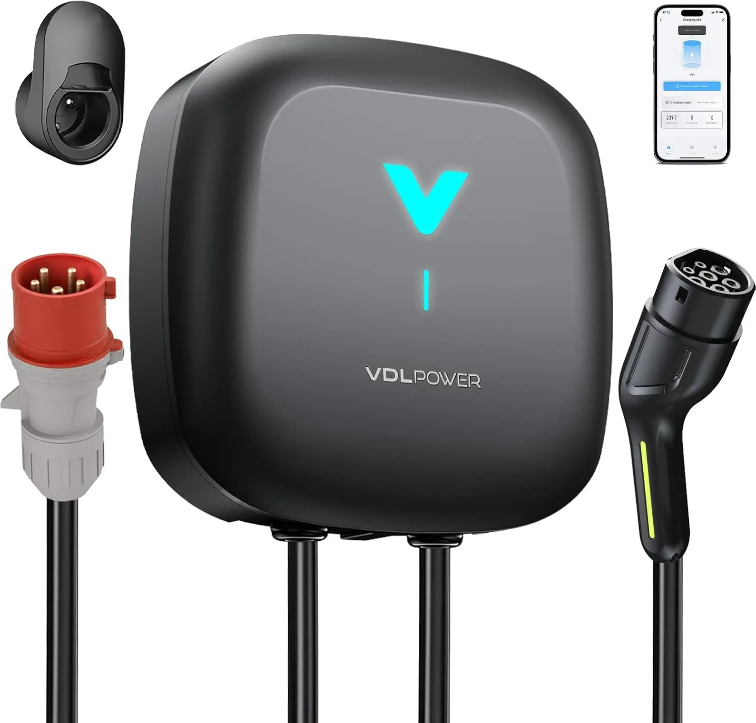 VDLPOWEREU Wallbox 11 kW Trifásica con App