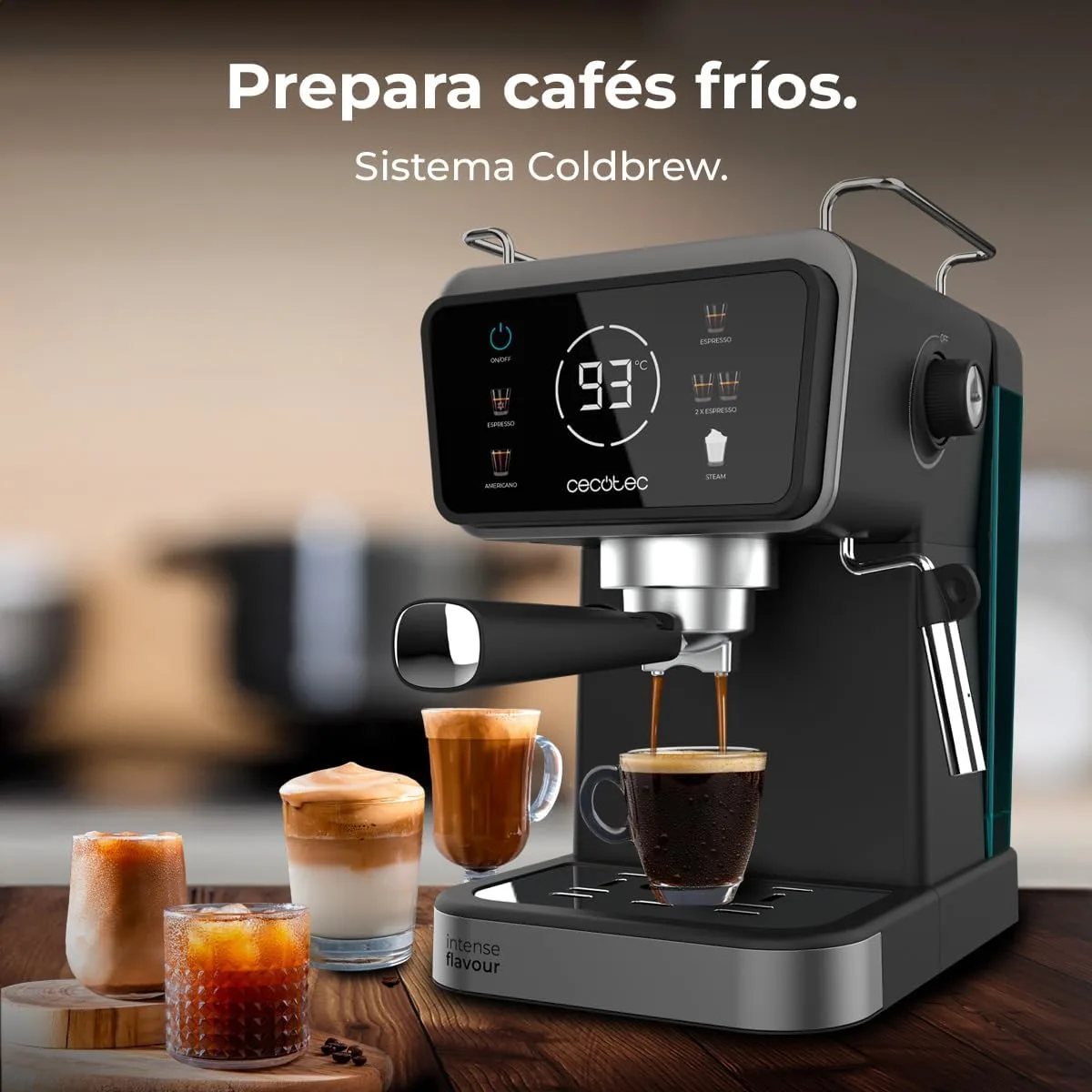 Cafetera Cecotec Power Espresso Touch ColdBrew — vista 3