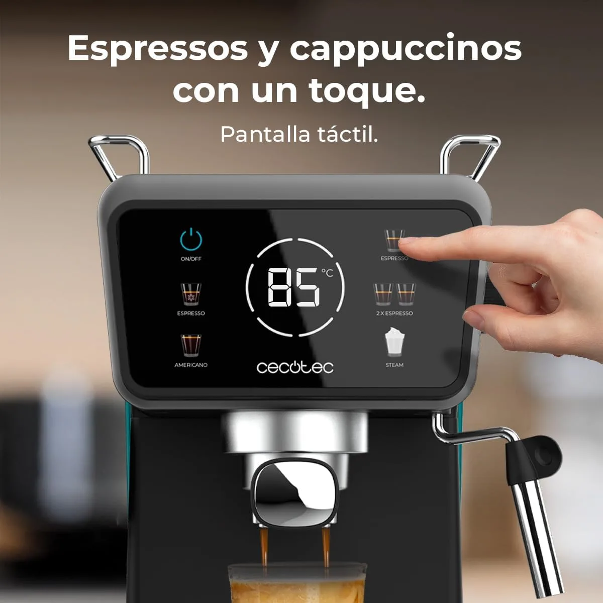 Cafetera Cecotec Power Espresso Touch ColdBrew — vista 4