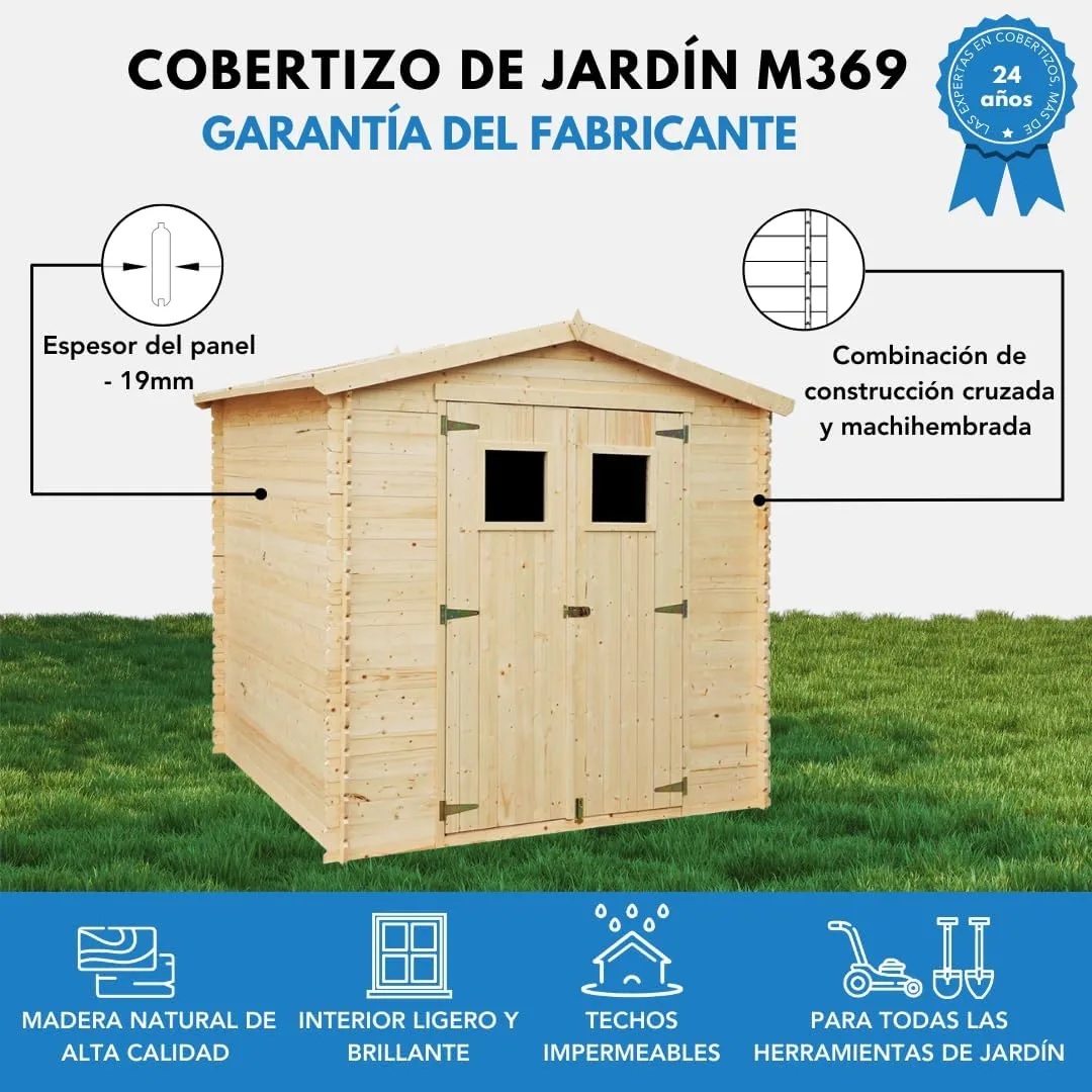 Caseta de jardín TIMBELA M369 — vista 4