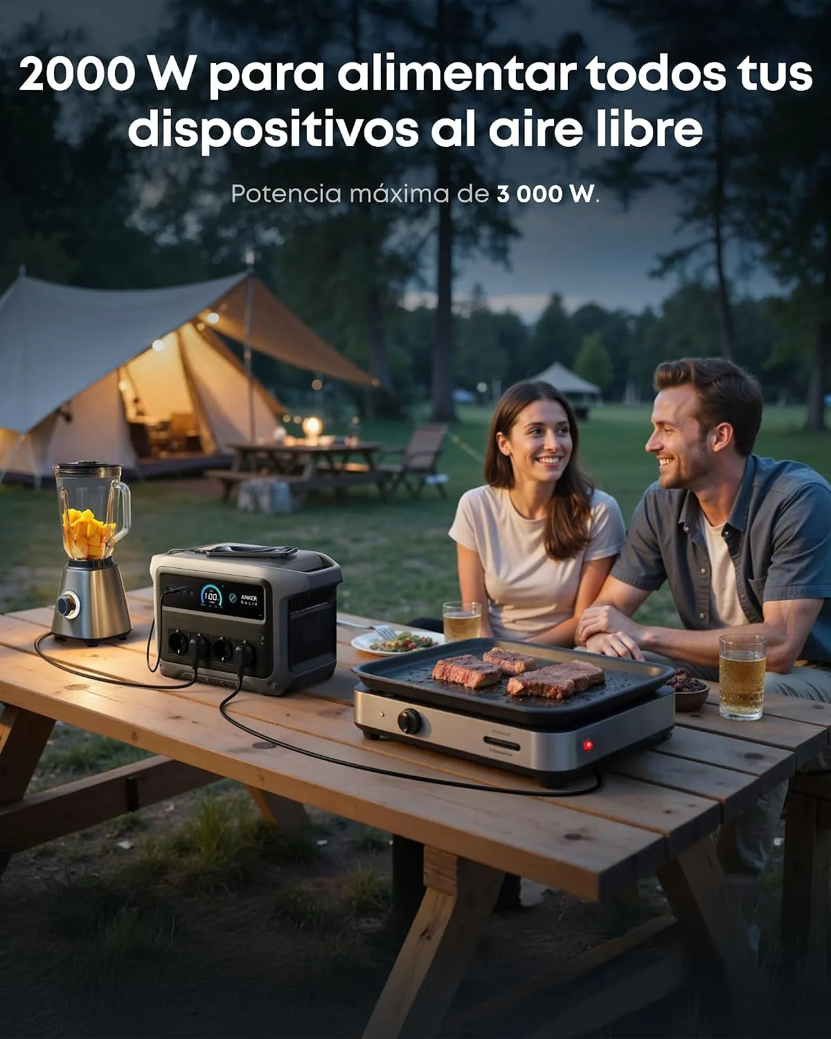 Estación de energía portátil Anker SOLIX C1000 Gen 2 — vista 3