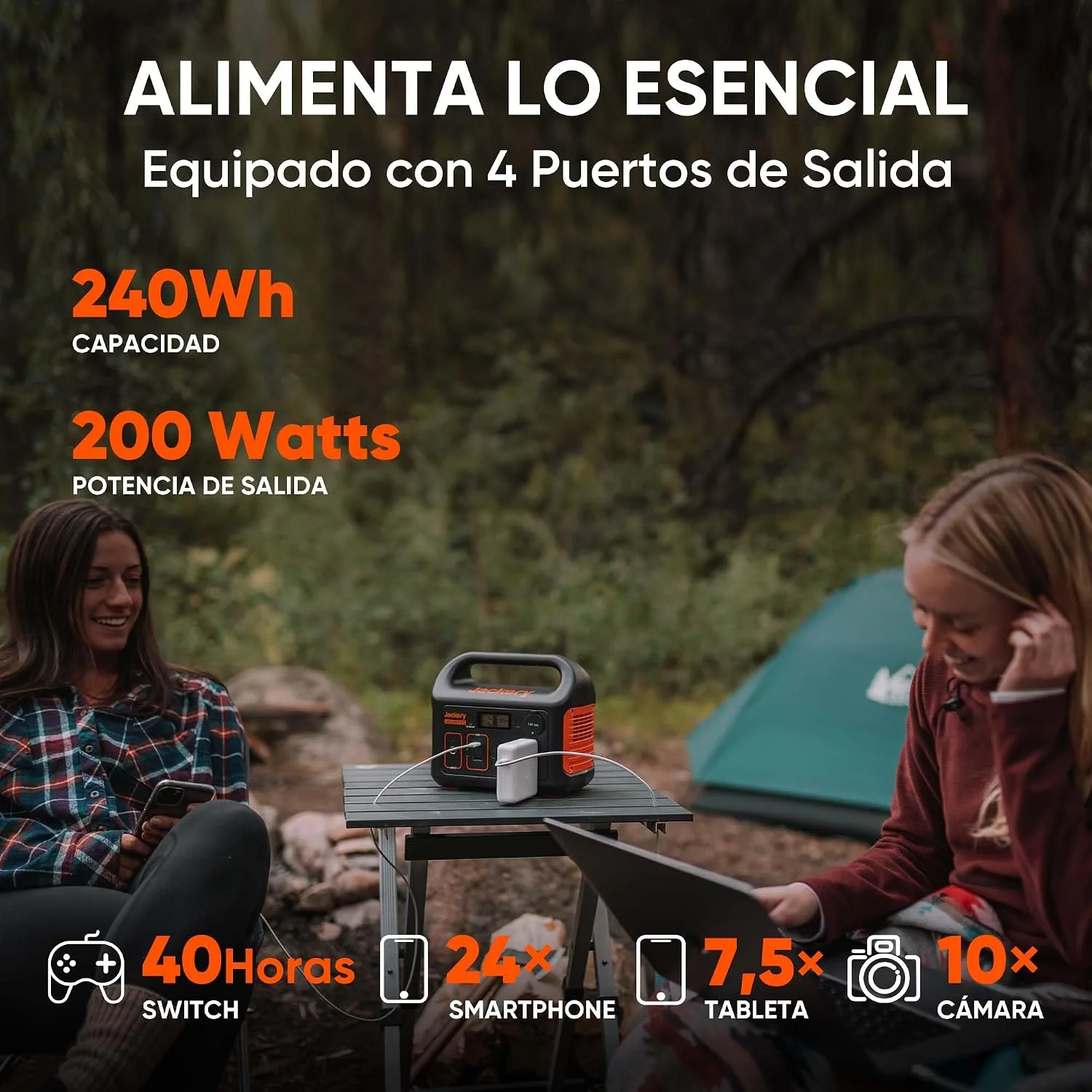 Estación de energía portátil Jackery Explorer 240 — vista 4