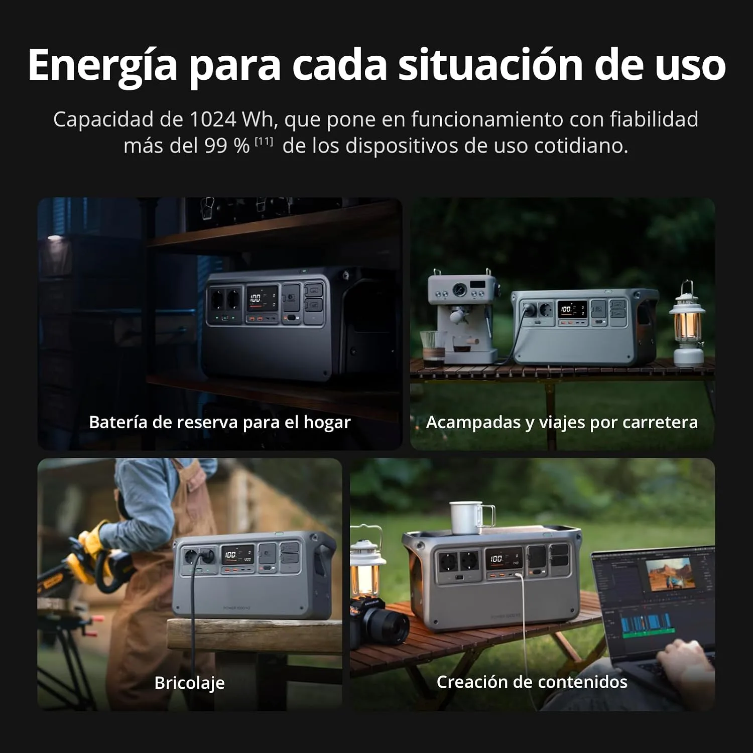 Estación de energía portátil DJI Power 1000 V2 — vista 3