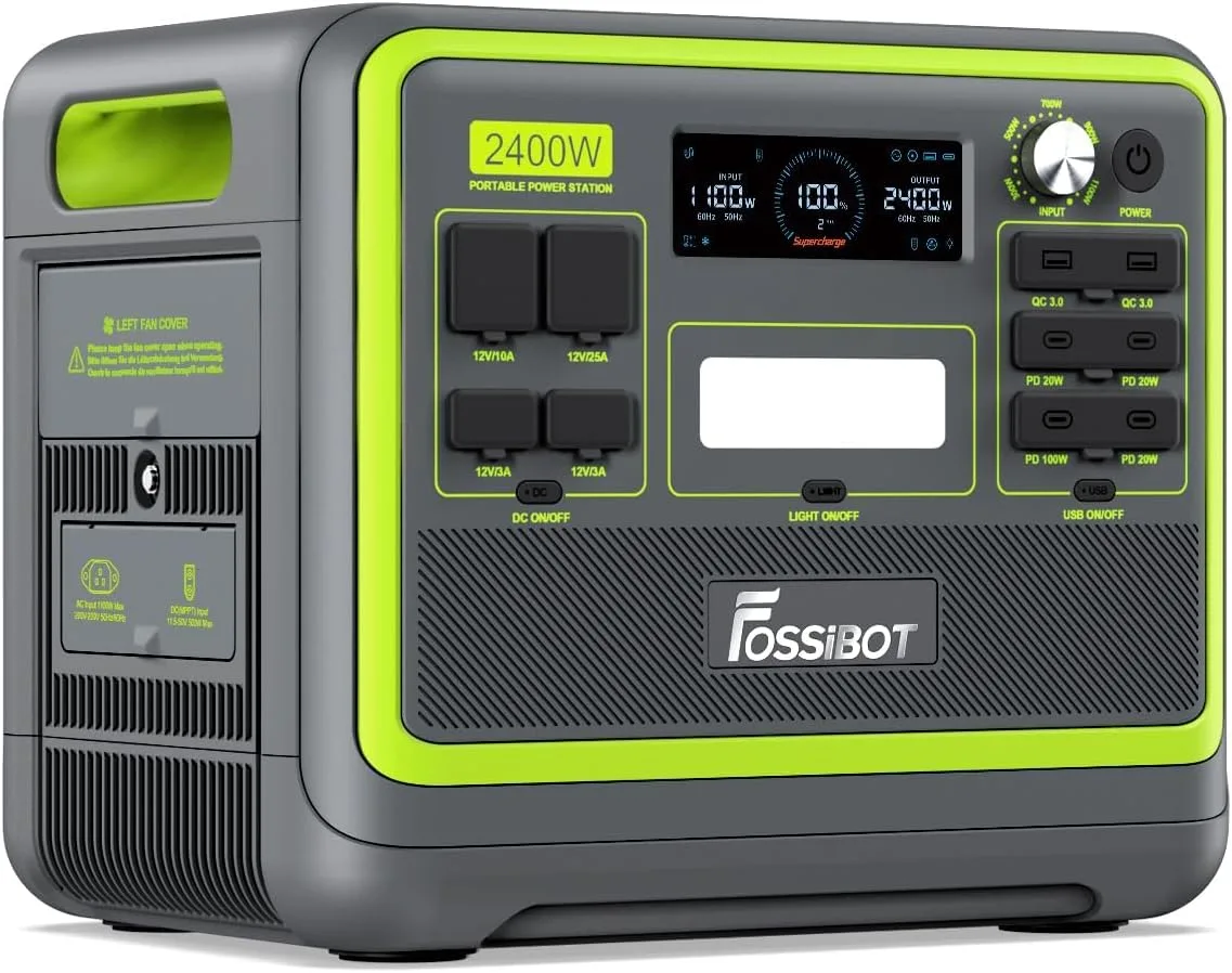 Estación de energía portátil FOSSiBOT F2400