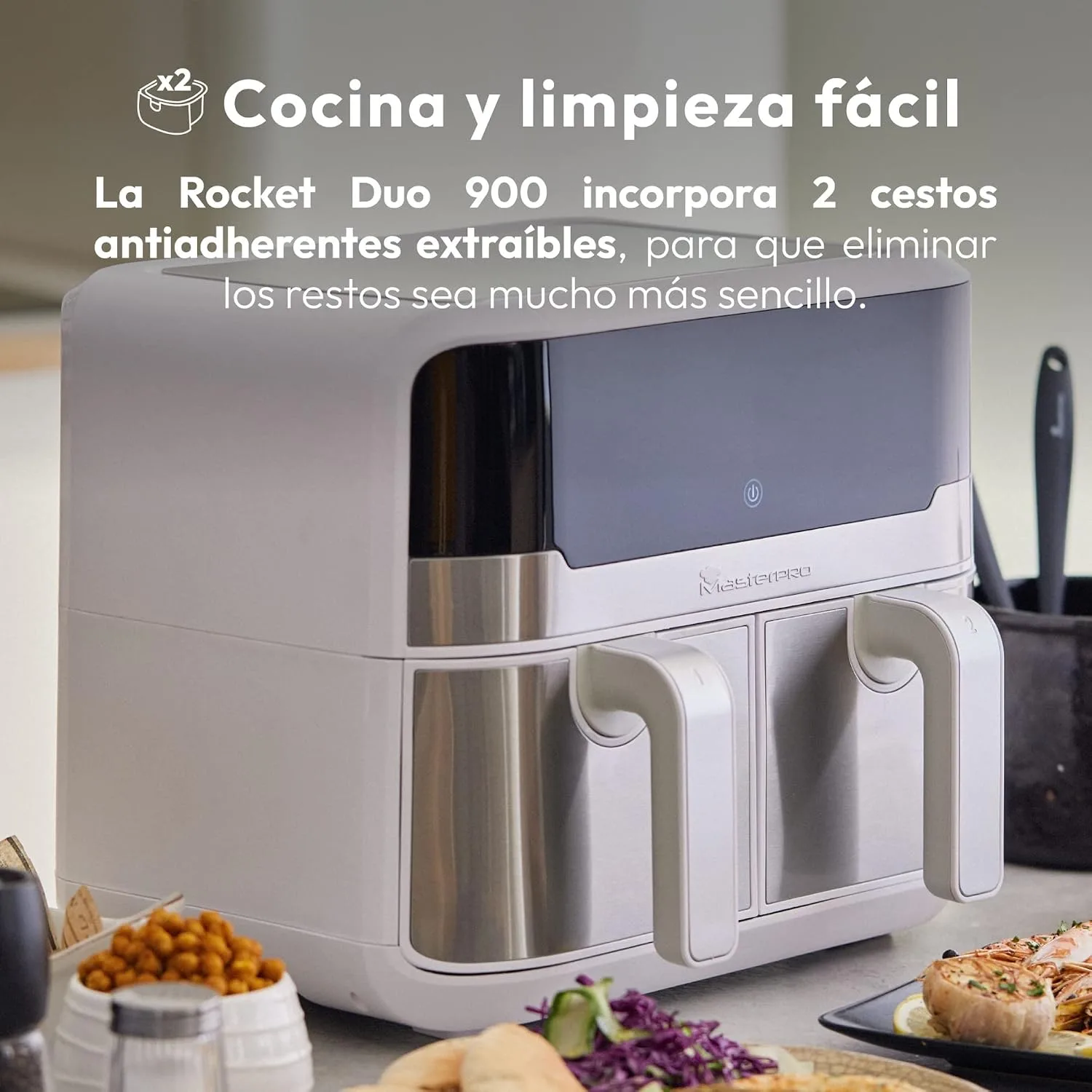 Freidora de aire MasterPro Rocket Duo 900 — vista 2