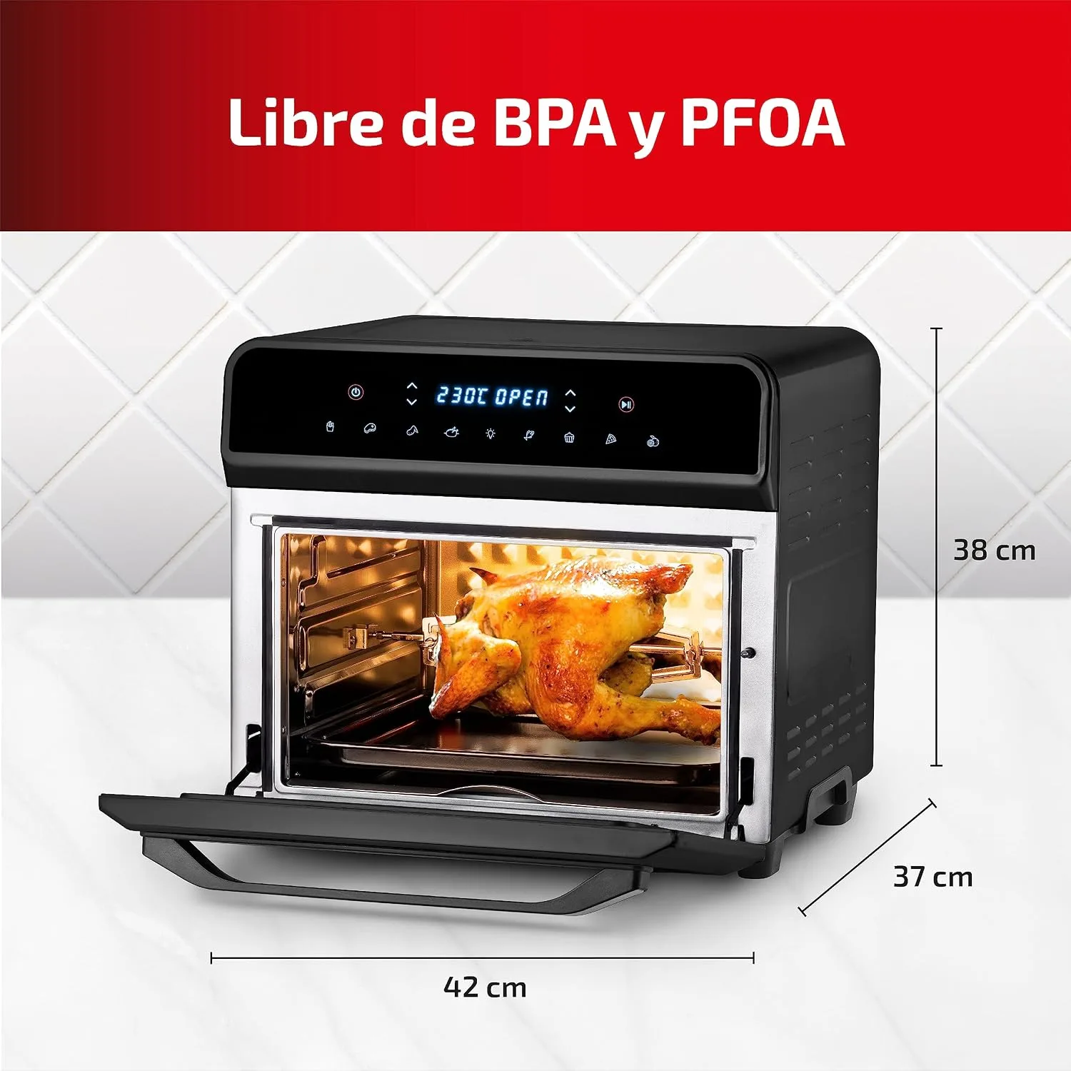 Freidora de aire Ufesa Magnum 23L — vista 2