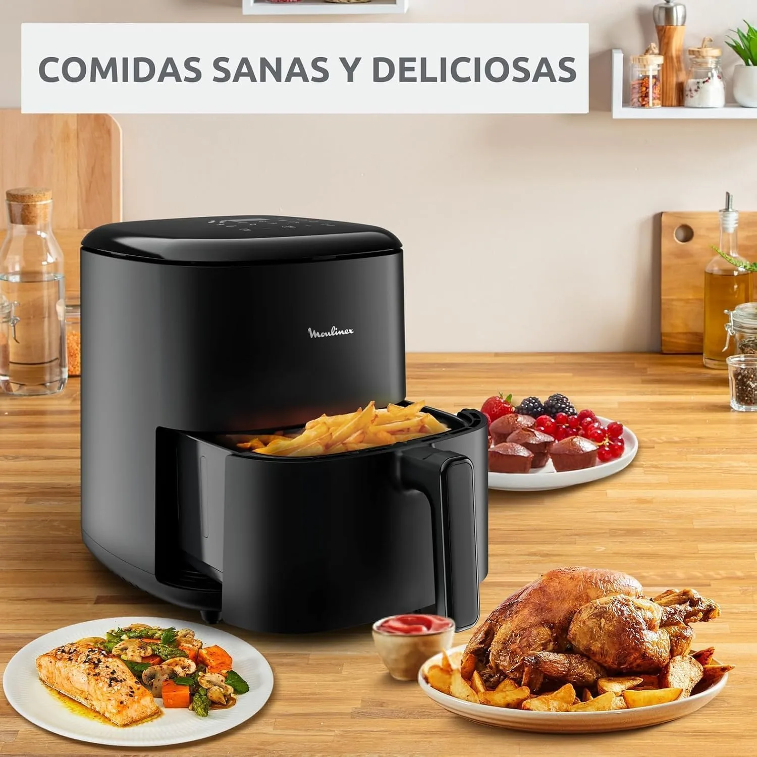 Freidora de aire Moulinex Easy Fry Max 5L — vista 2
