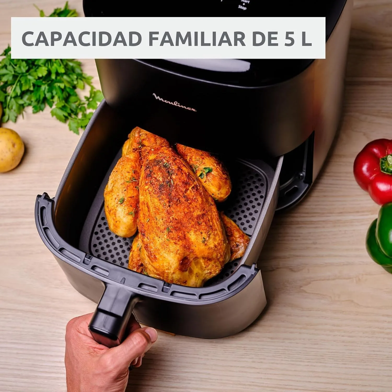 Freidora de aire Moulinex Easy Fry Max 5L — vista 4