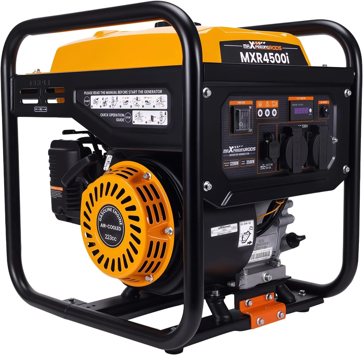 Generador eléctrico maXpeedingrods Generador Inverter Gasolina 3500W
