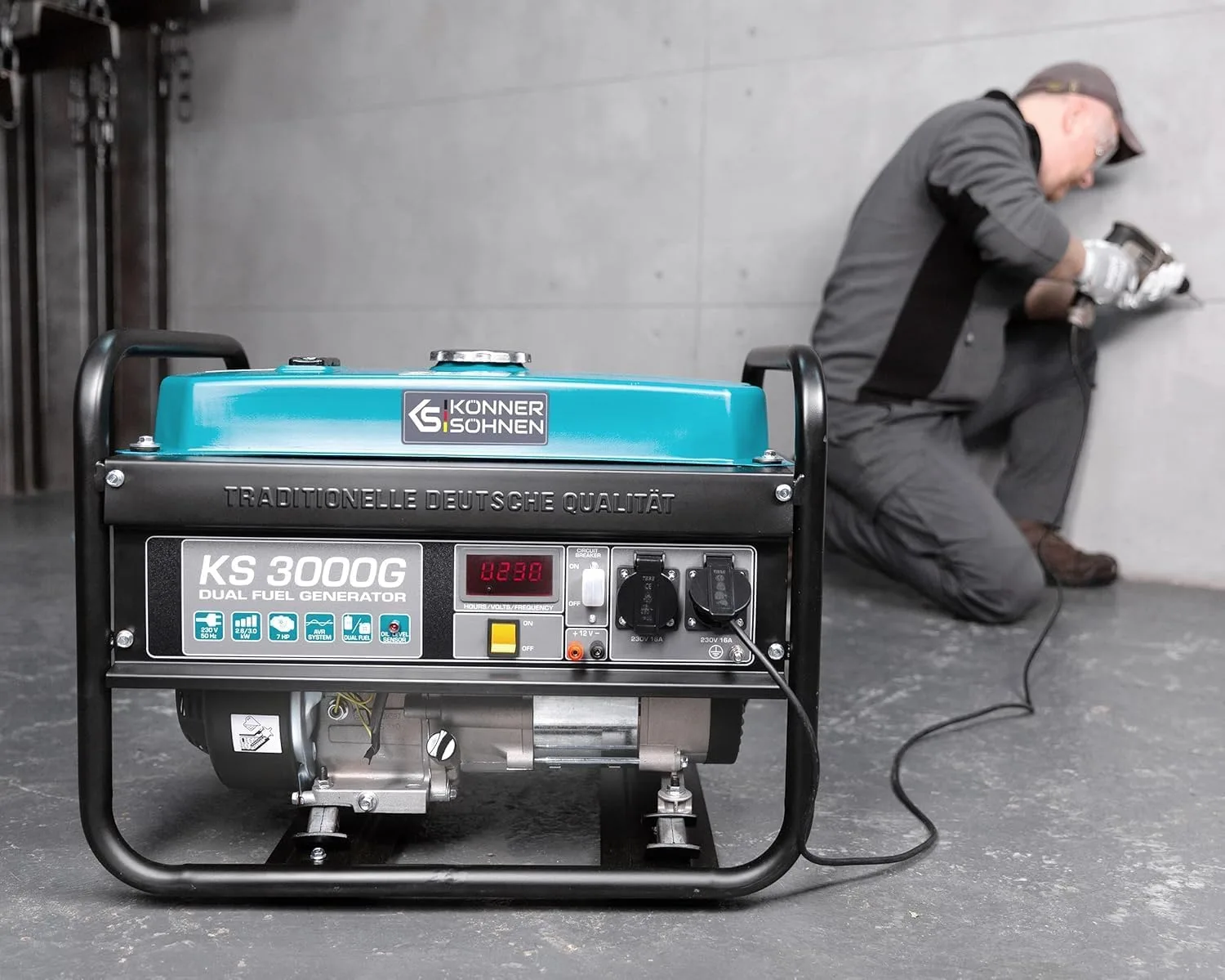Generador eléctrico Könner & Söhnen KS 3000G Dual Fuel — vista 2