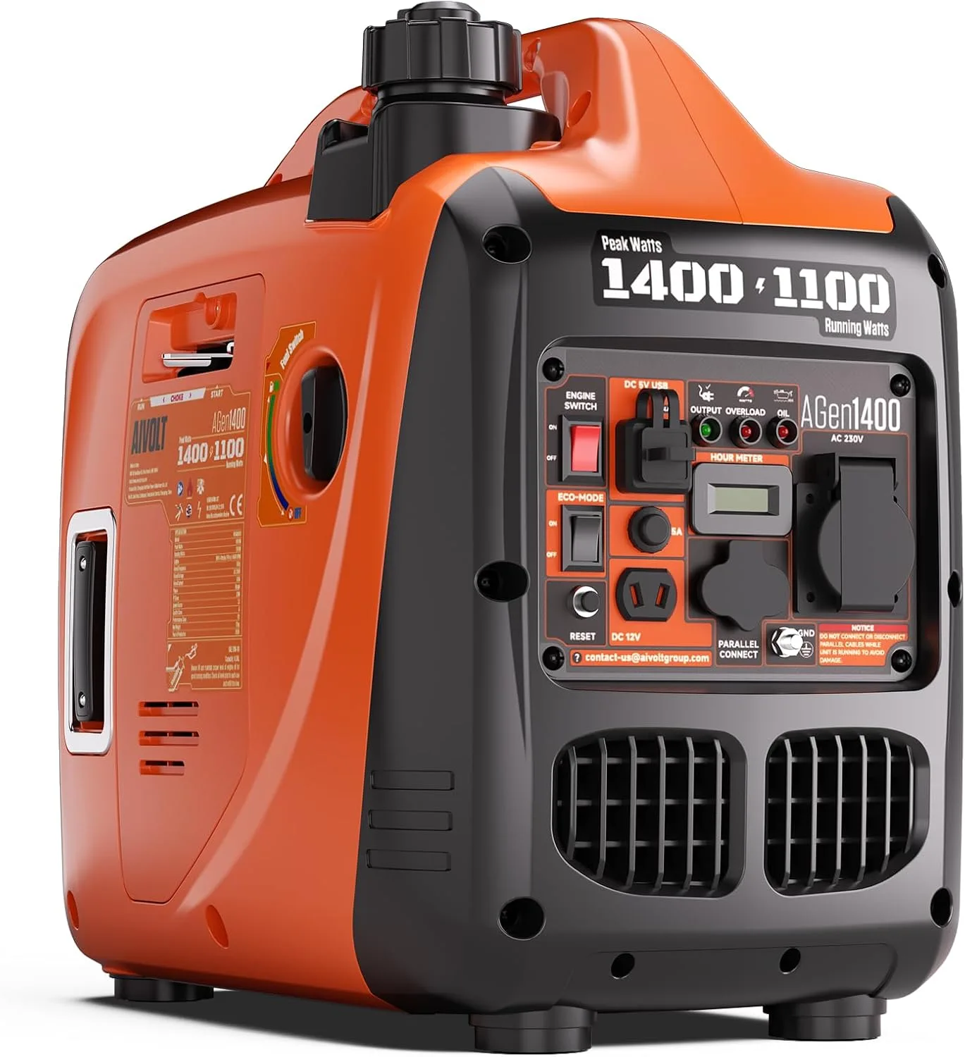 Generador eléctrico AIVOLT Generador Inverter Silencioso 1400W
