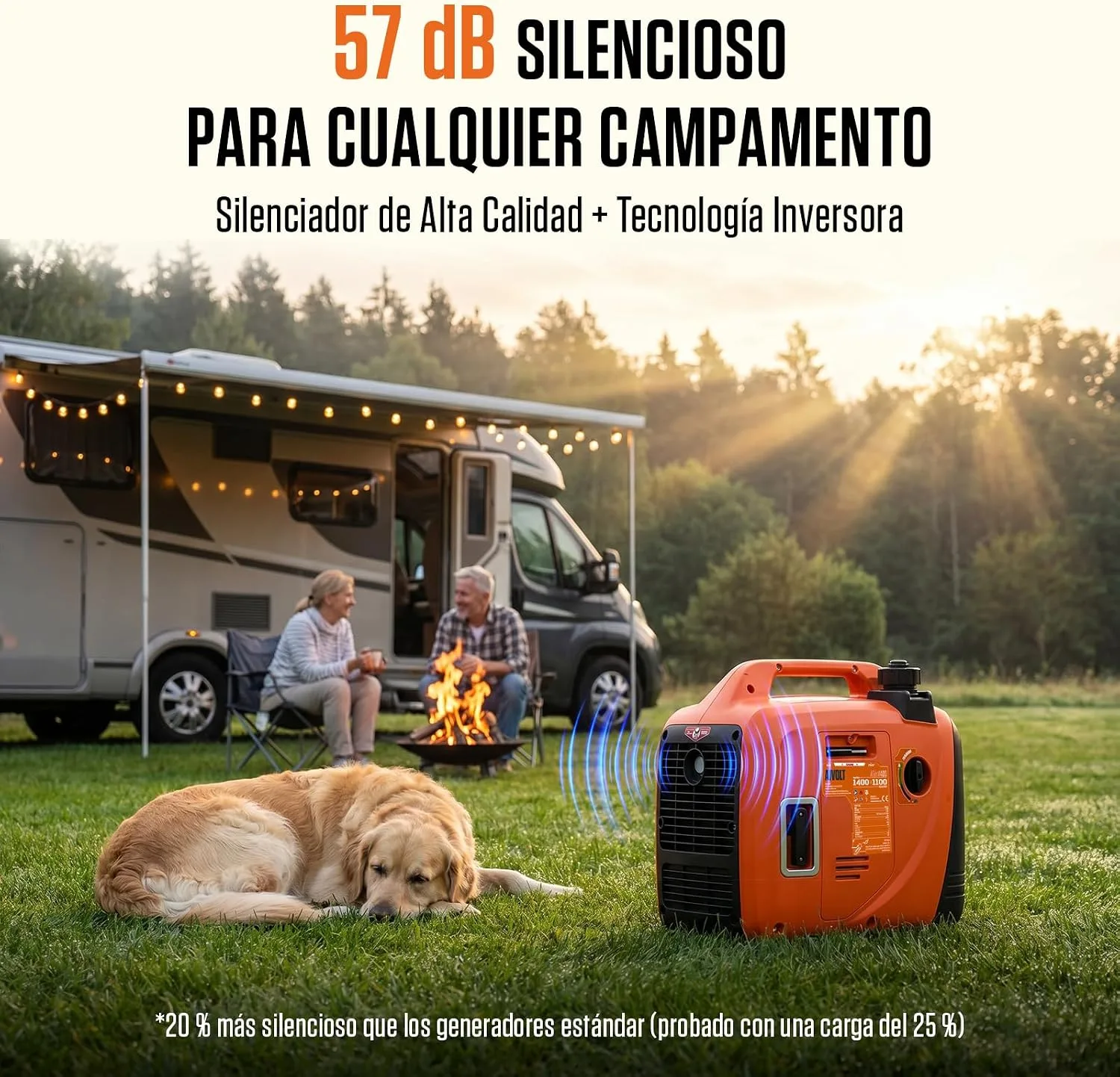 Generador eléctrico AIVOLT Generador Inverter Silencioso 1400W — vista 4