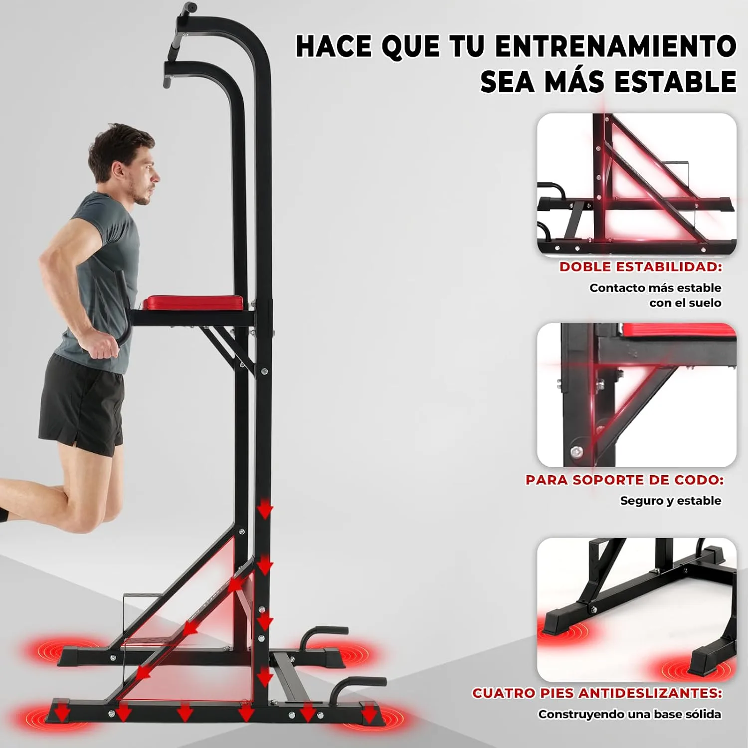 Equipo de home gym ISE Power Tower — vista 2