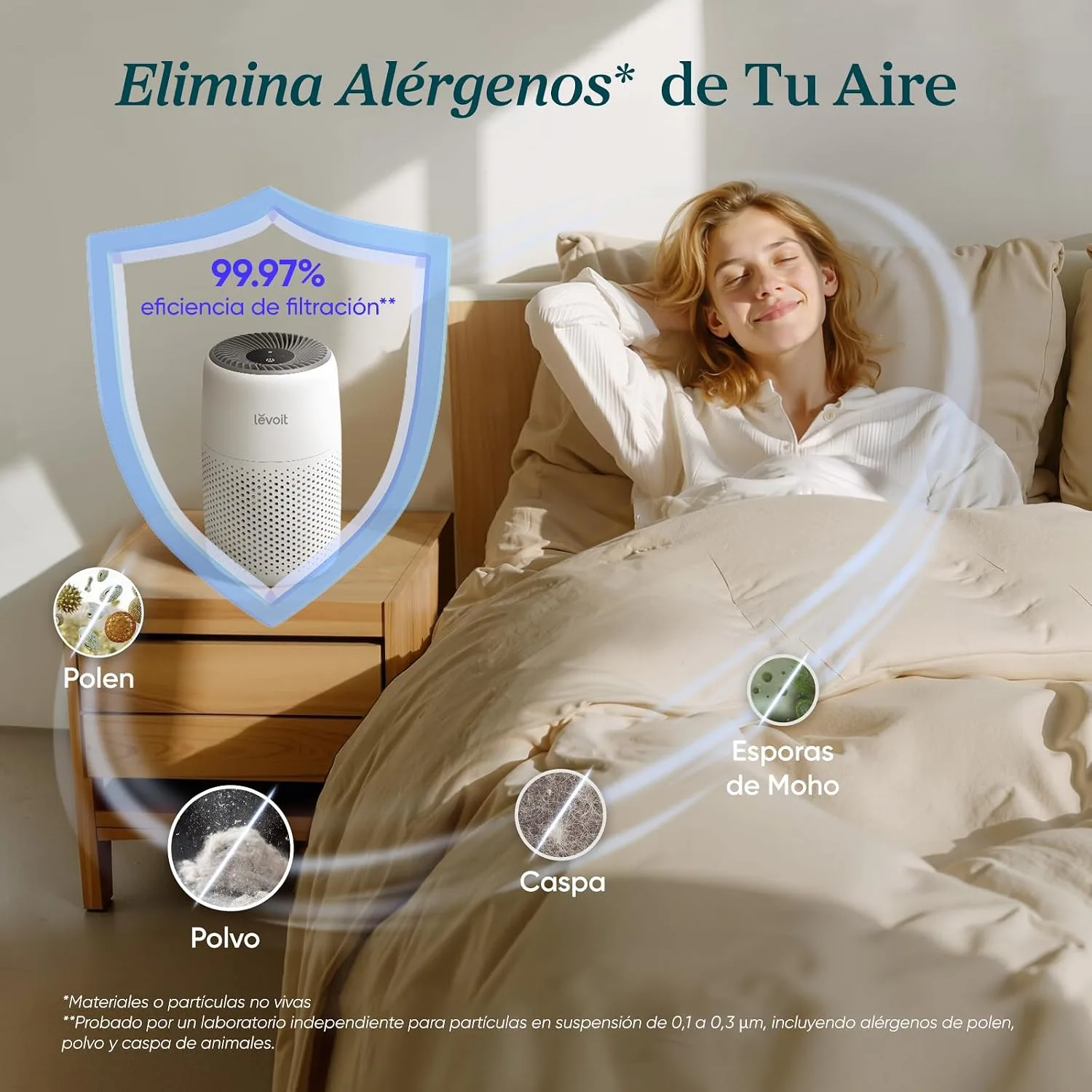 Purificador de aire Levoit Core Mini — vista 3