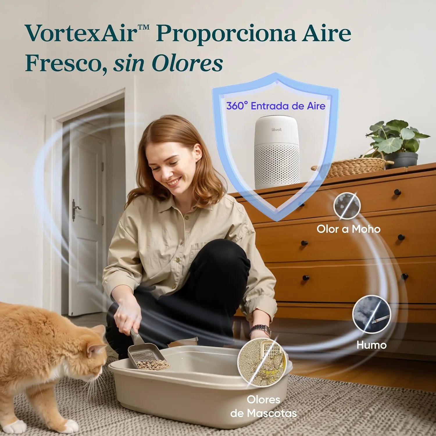 Purificador de aire Levoit Core Mini — vista 4