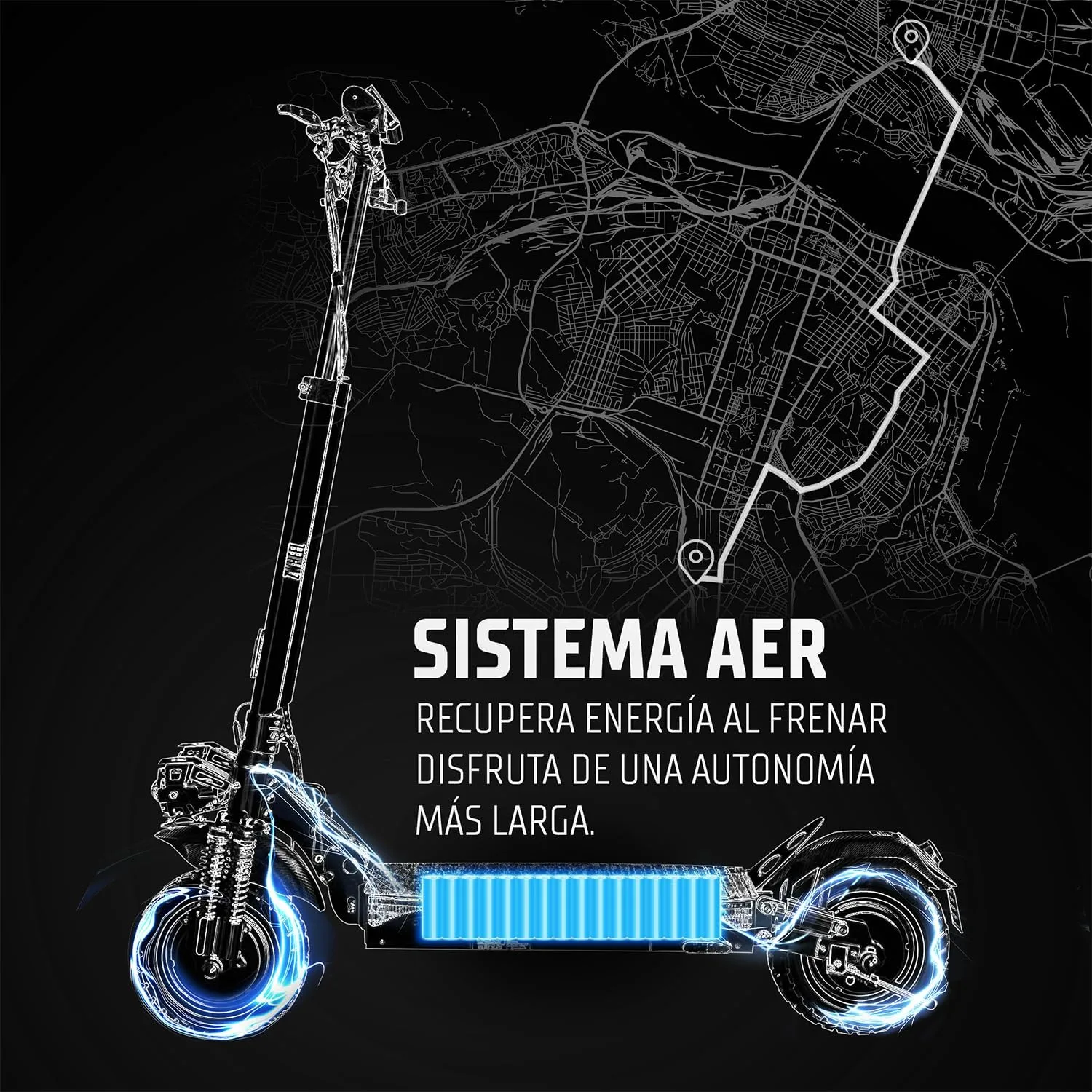 Patinete eléctrico ZWHEEL ZRINO Duo — vista 4