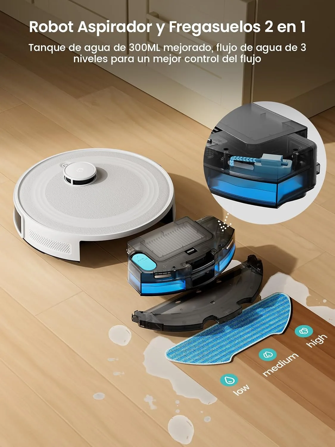 Robot aspirador Lefant M2 — vista 2