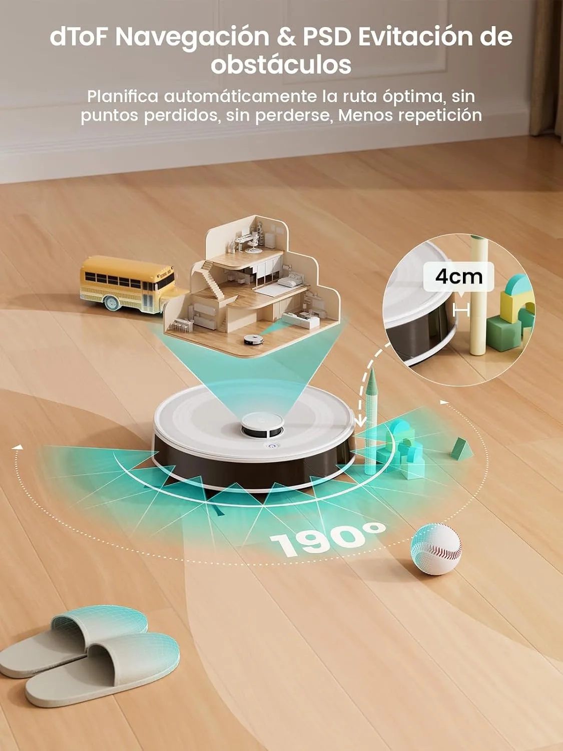 Robot aspirador Lefant M2 — vista 4