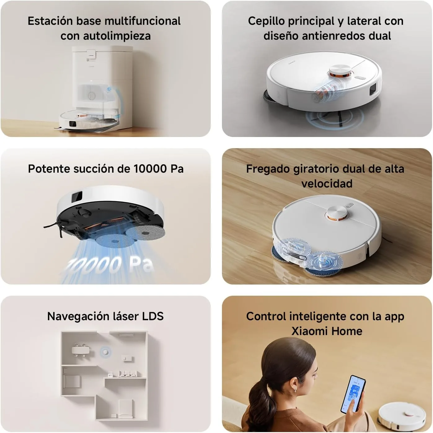 Robot aspirador XIAOMI H50 — vista 2