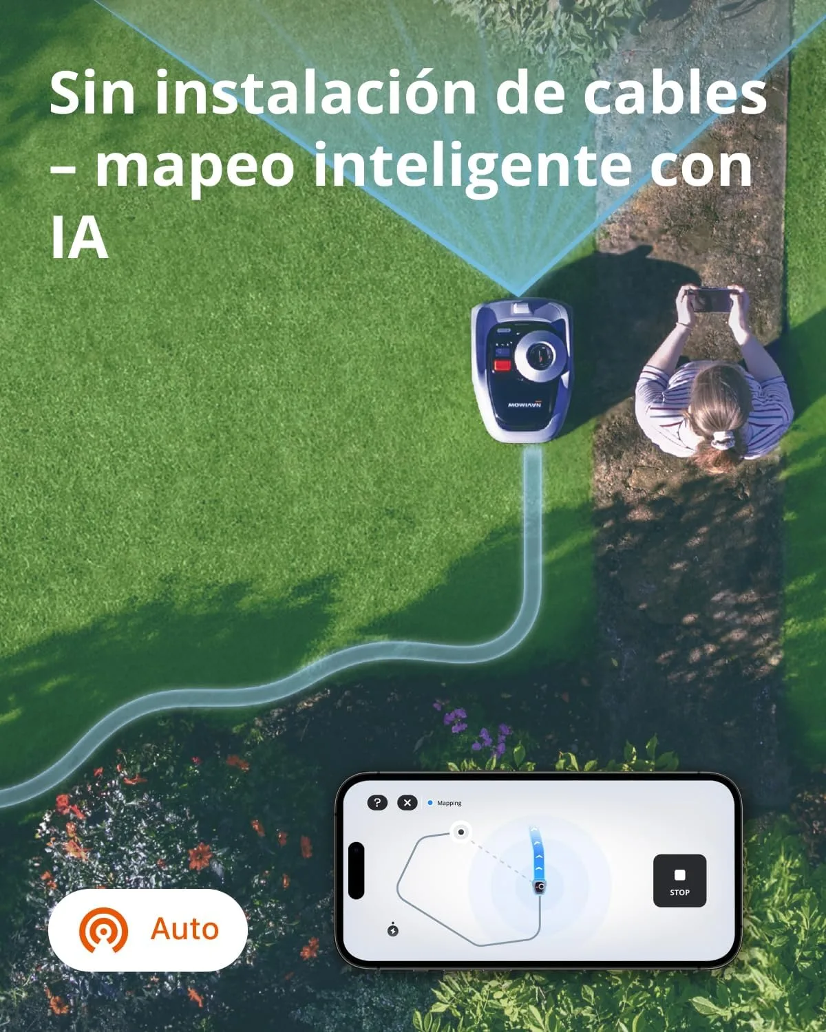 Robot cortacésped Segway Navimow i105E — vista 2
