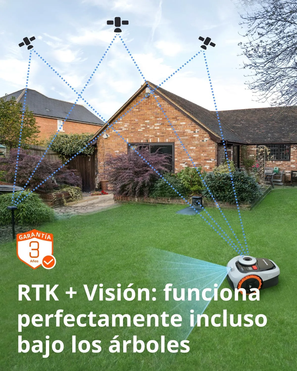 Robot cortacésped Segway Navimow i105E — vista 3