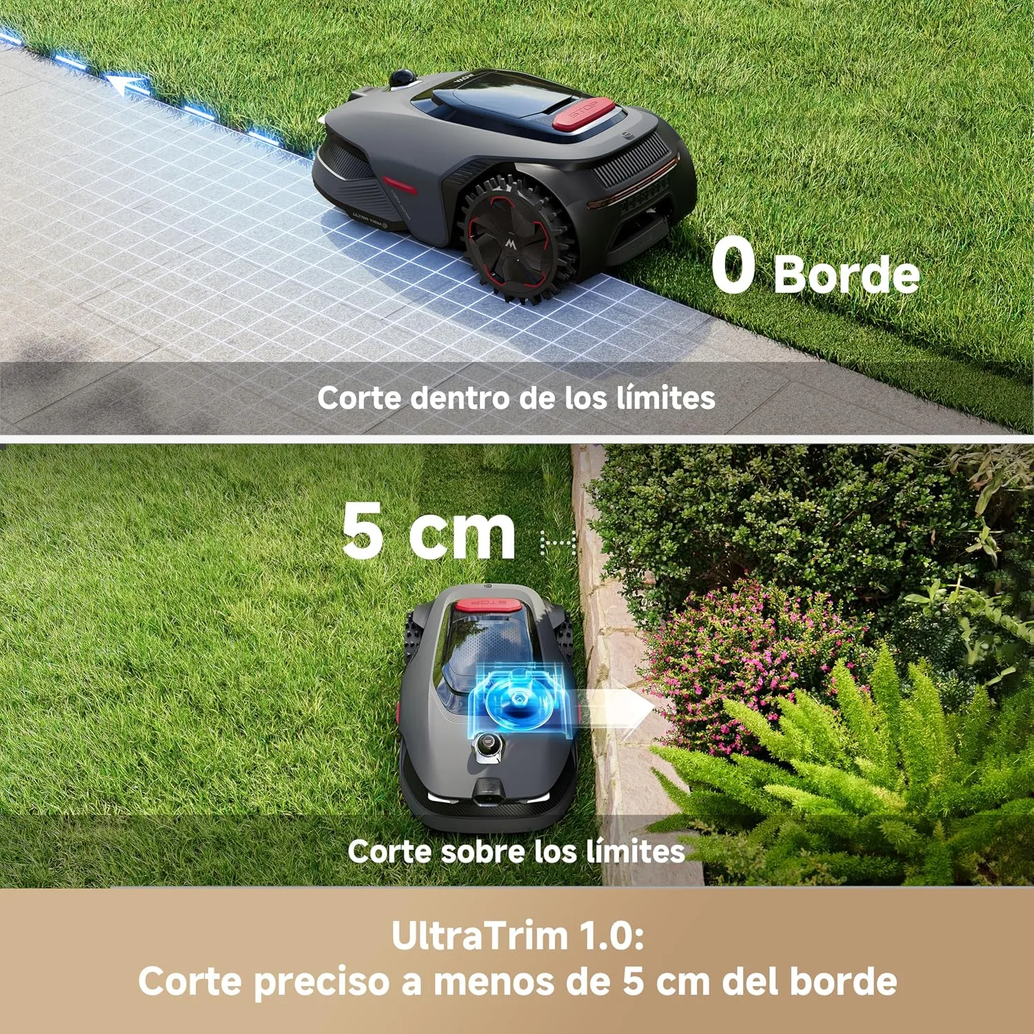 Robot cortacésped MOVA LiDAX Ultra 800 — vista 3