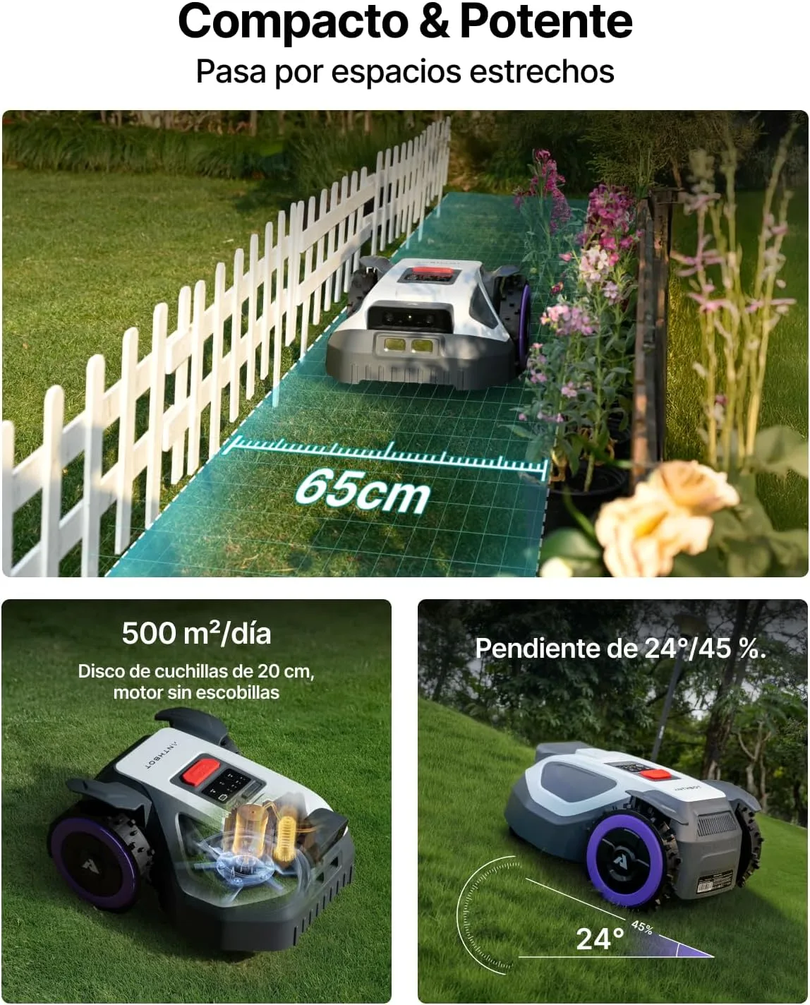 Robot cortacésped ANTHBOT M9 — vista 2