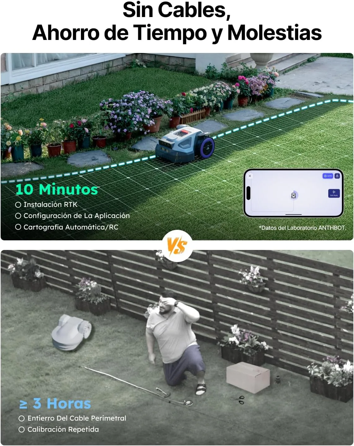 Robot cortacésped ANTHBOT M9 — vista 3