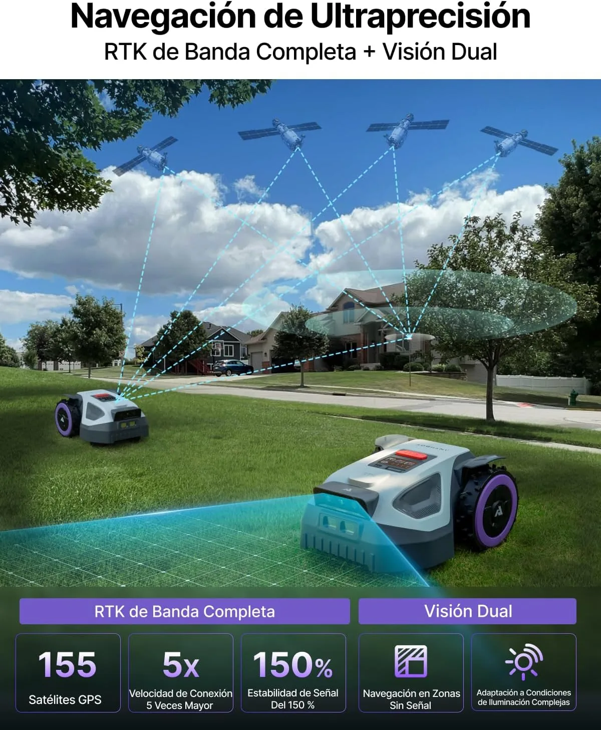 Robot cortacésped ANTHBOT M9 — vista 4