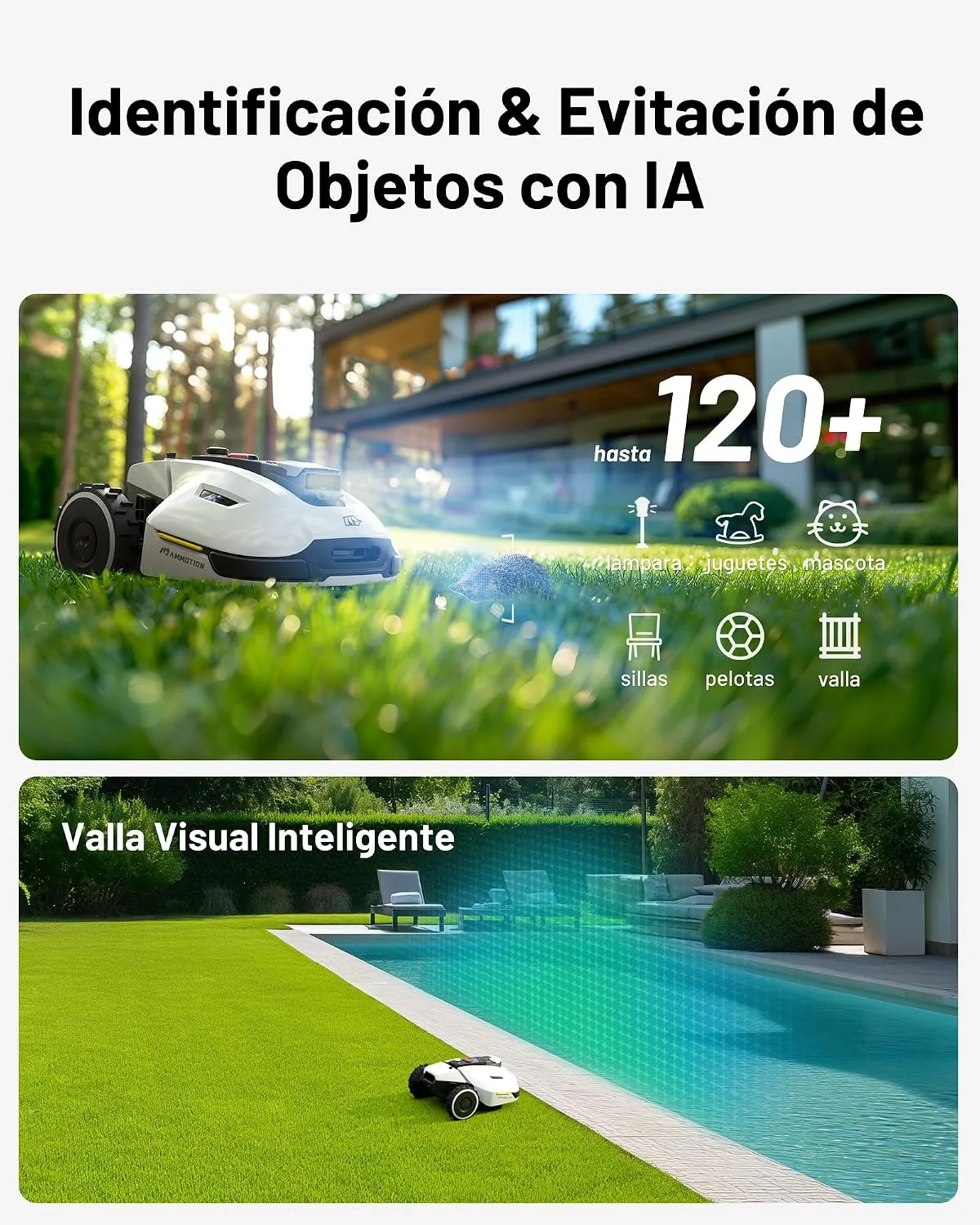 Robot cortacésped Mammotion Yuka 2000 — vista 3