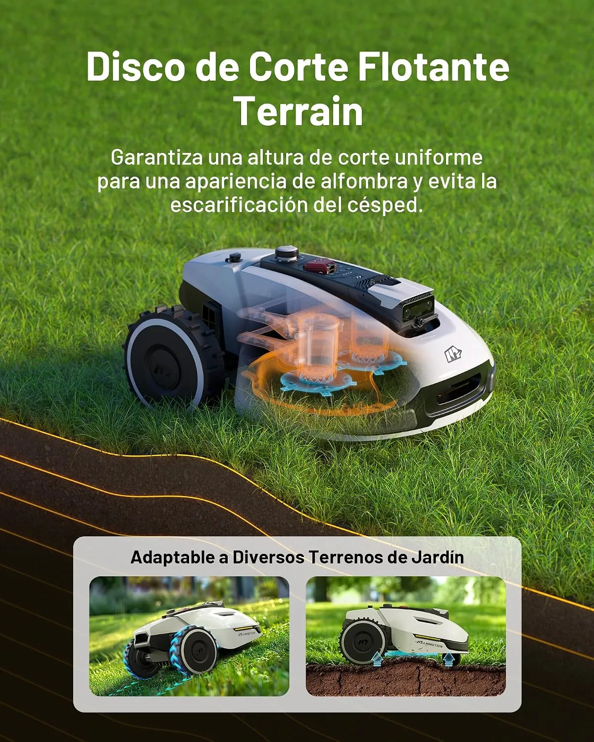 Robot cortacésped Mammotion Yuka 2000 — vista 4