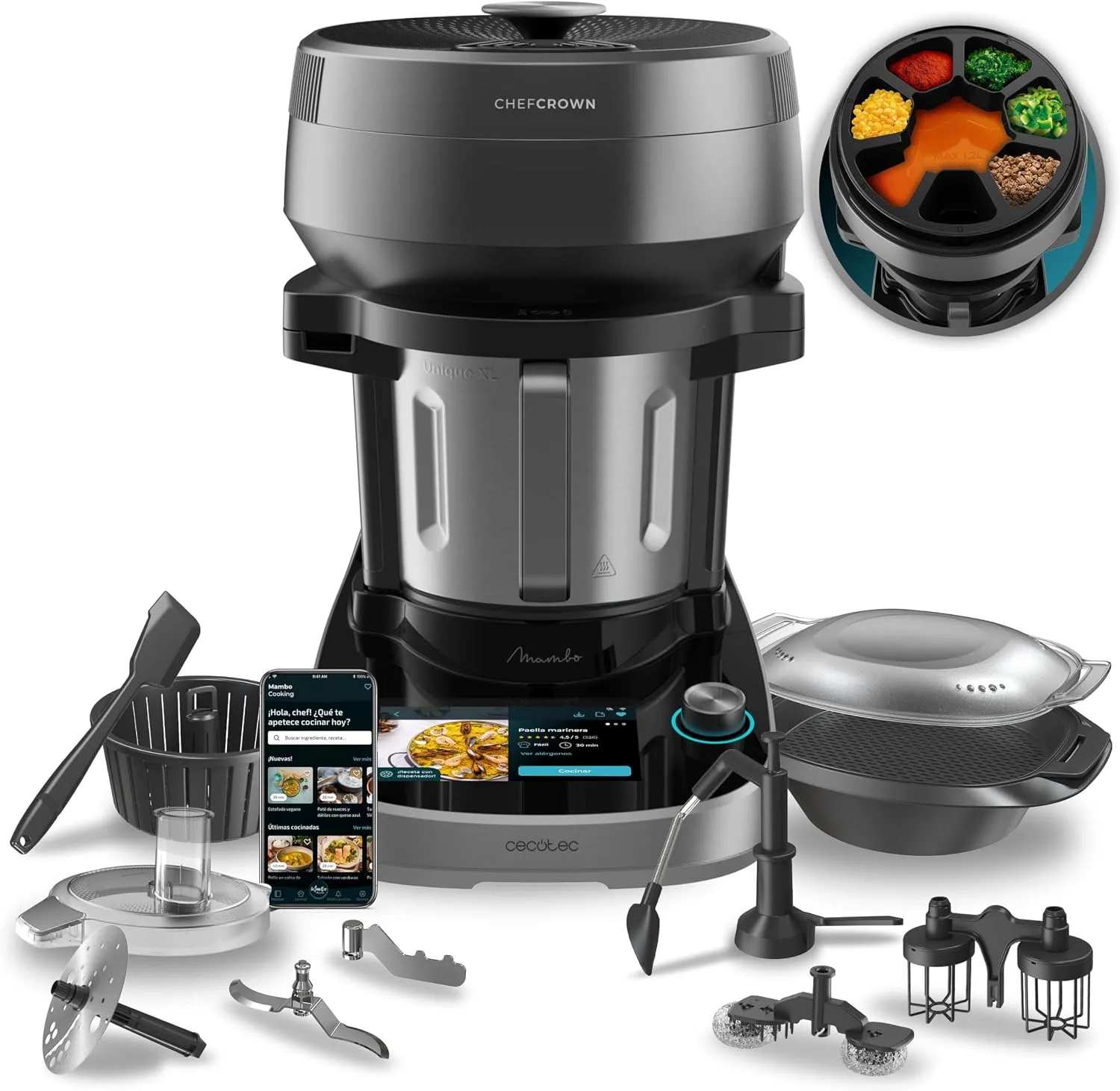 Robot de cocina Cecotec Mambo CooKing Unique
