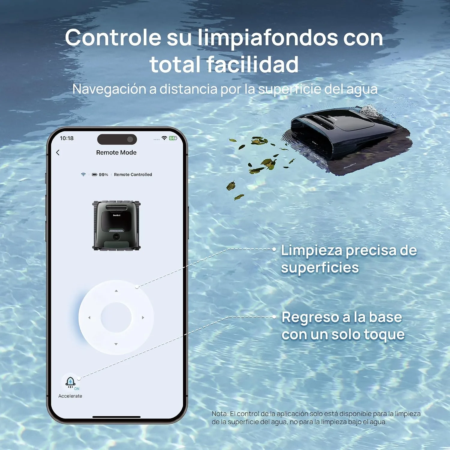 Robot de piscina Beatbot AquaSense 2 Pro — vista 3