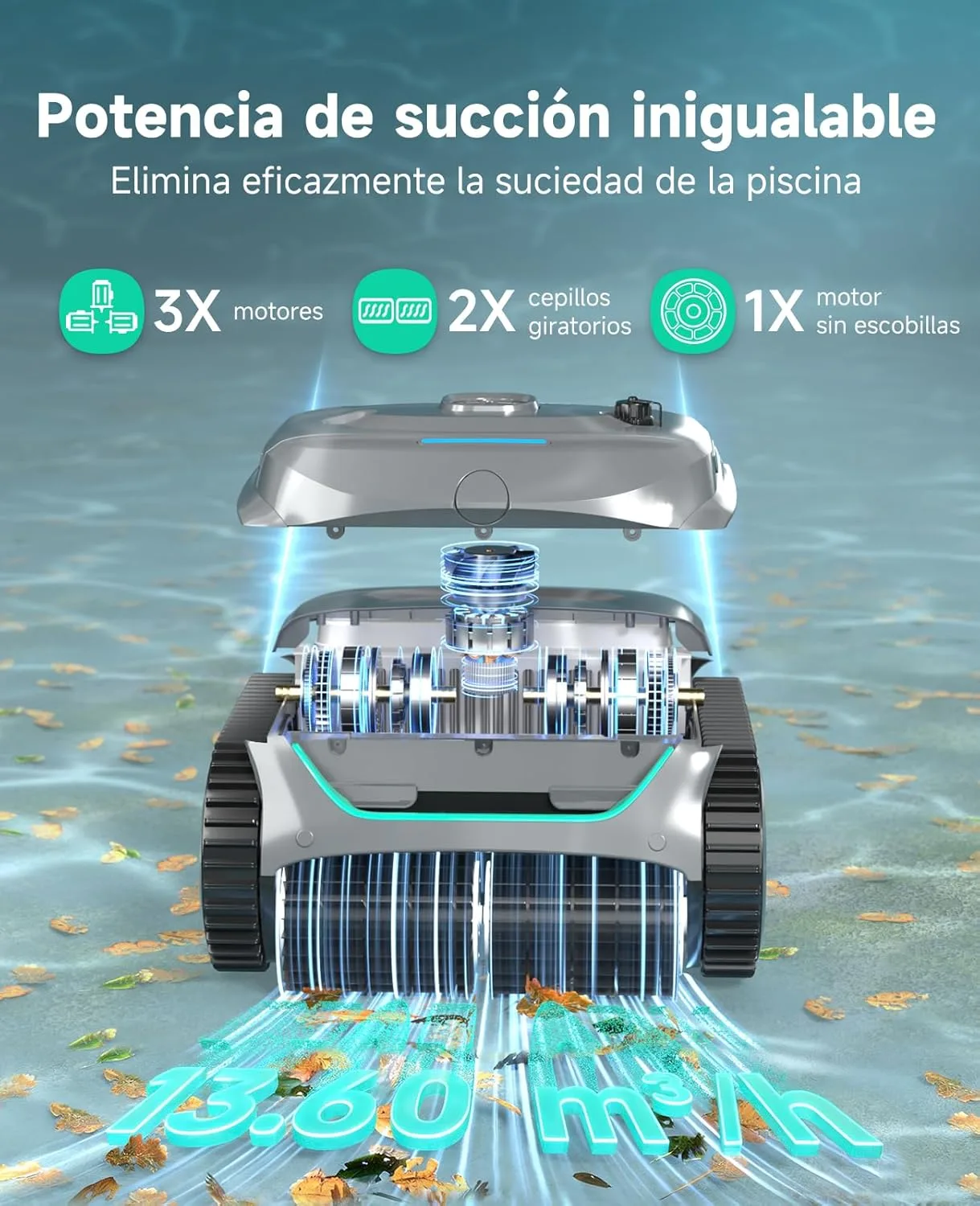 Robot de piscina WYBOT C2 — vista 2