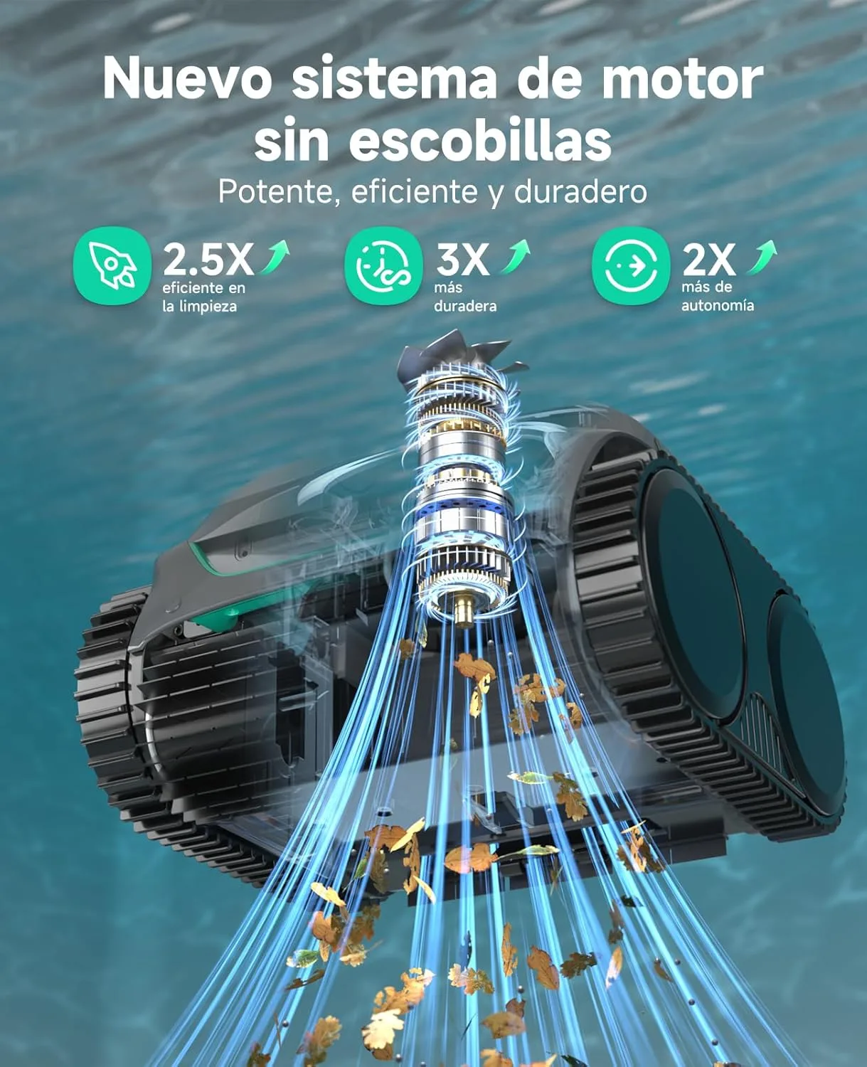 Robot de piscina WYBOT C2 — vista 4