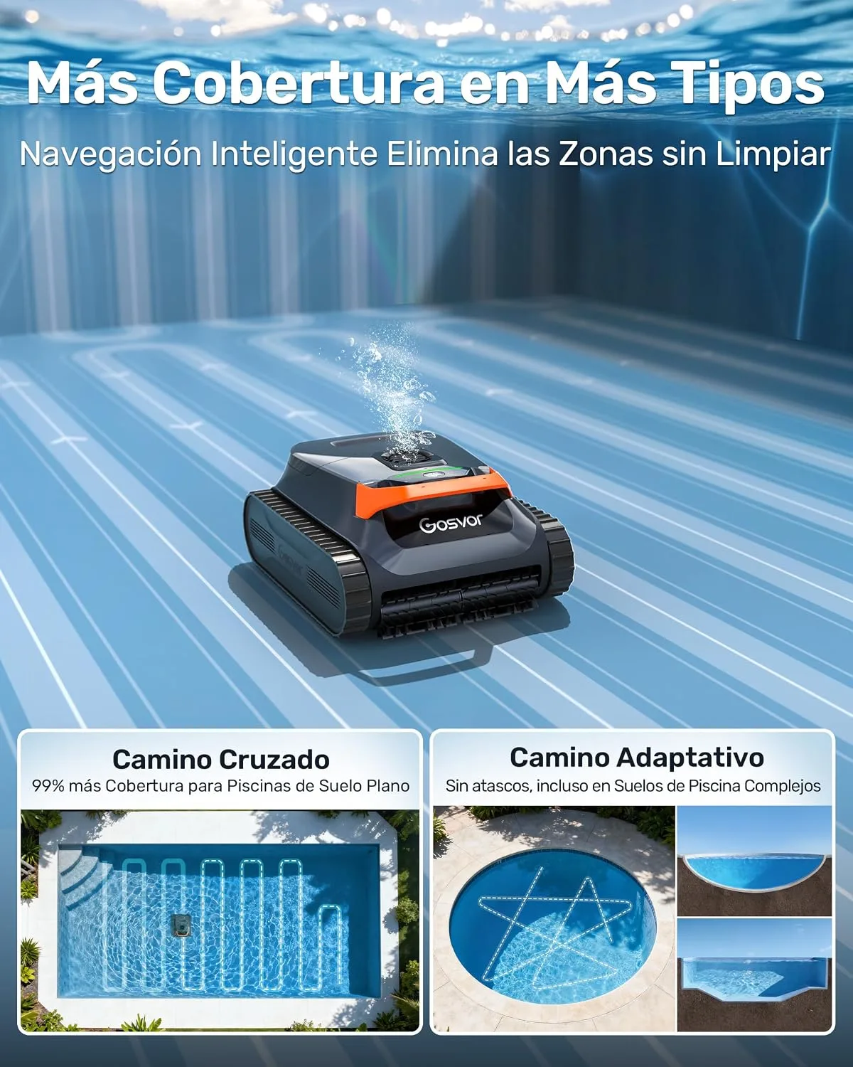 Robot de piscina Gosvor LiteVac G1 — vista 2