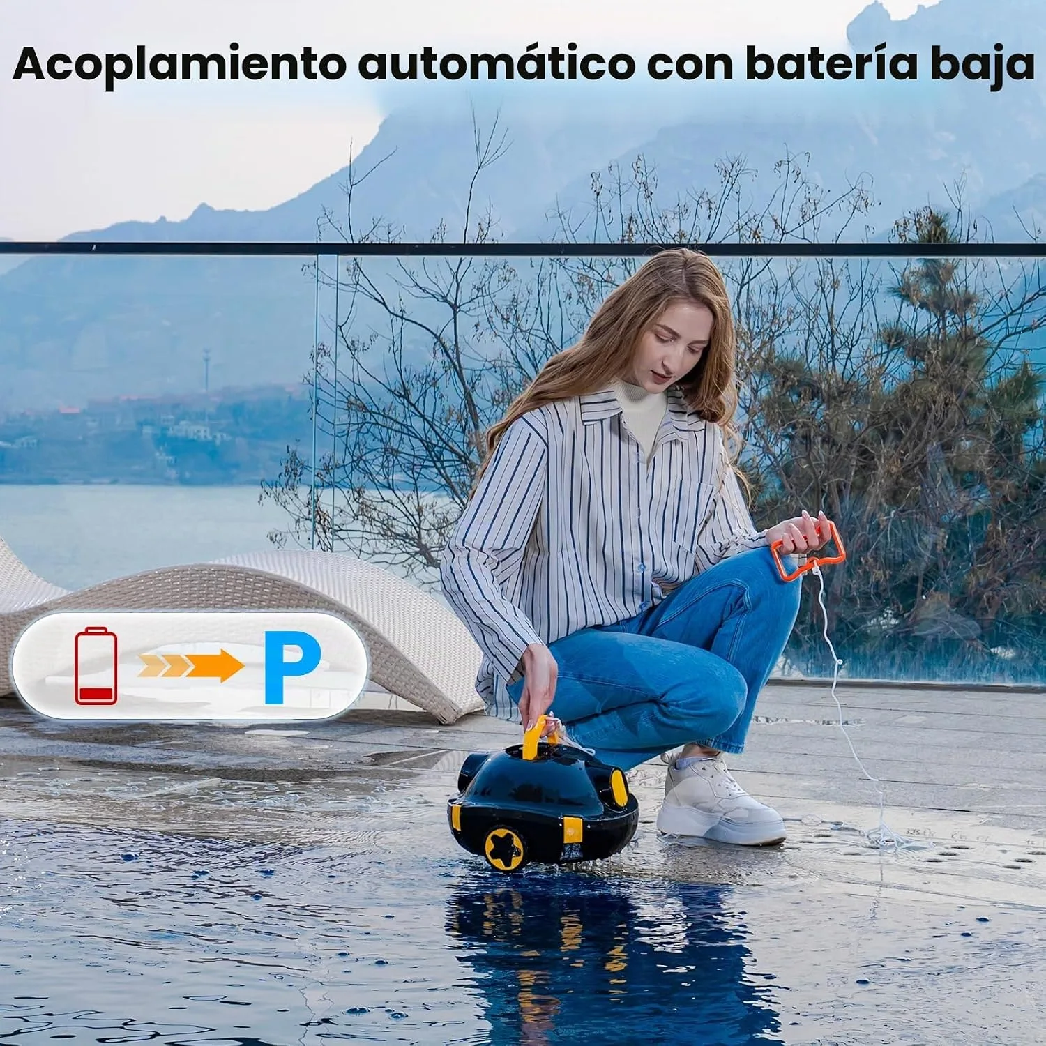 Robot de piscina EVERCROSS BOT Y10 2026 — vista 4