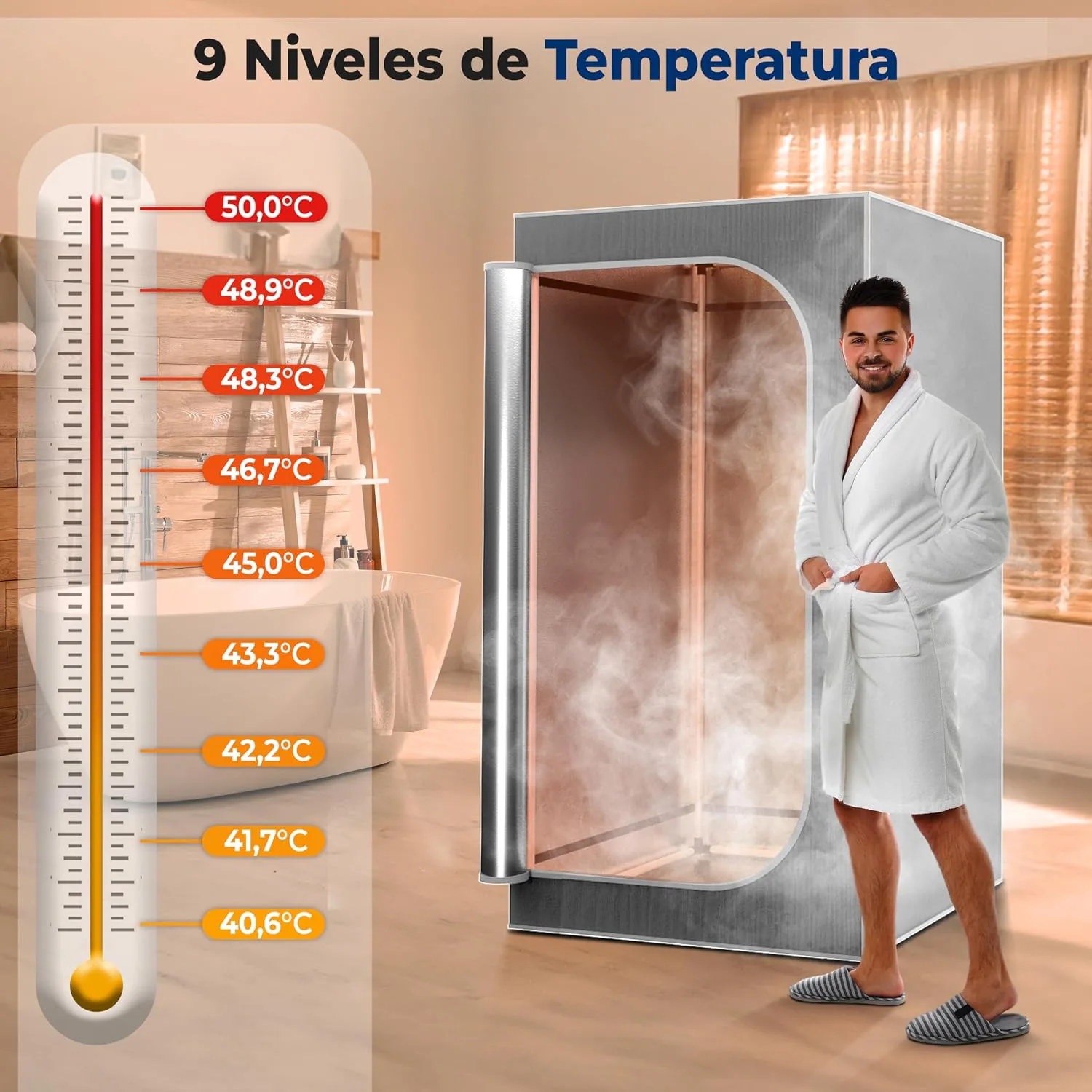 Sauna SereneLife Sauna de Vapor de Tamaño Completo — vista 2