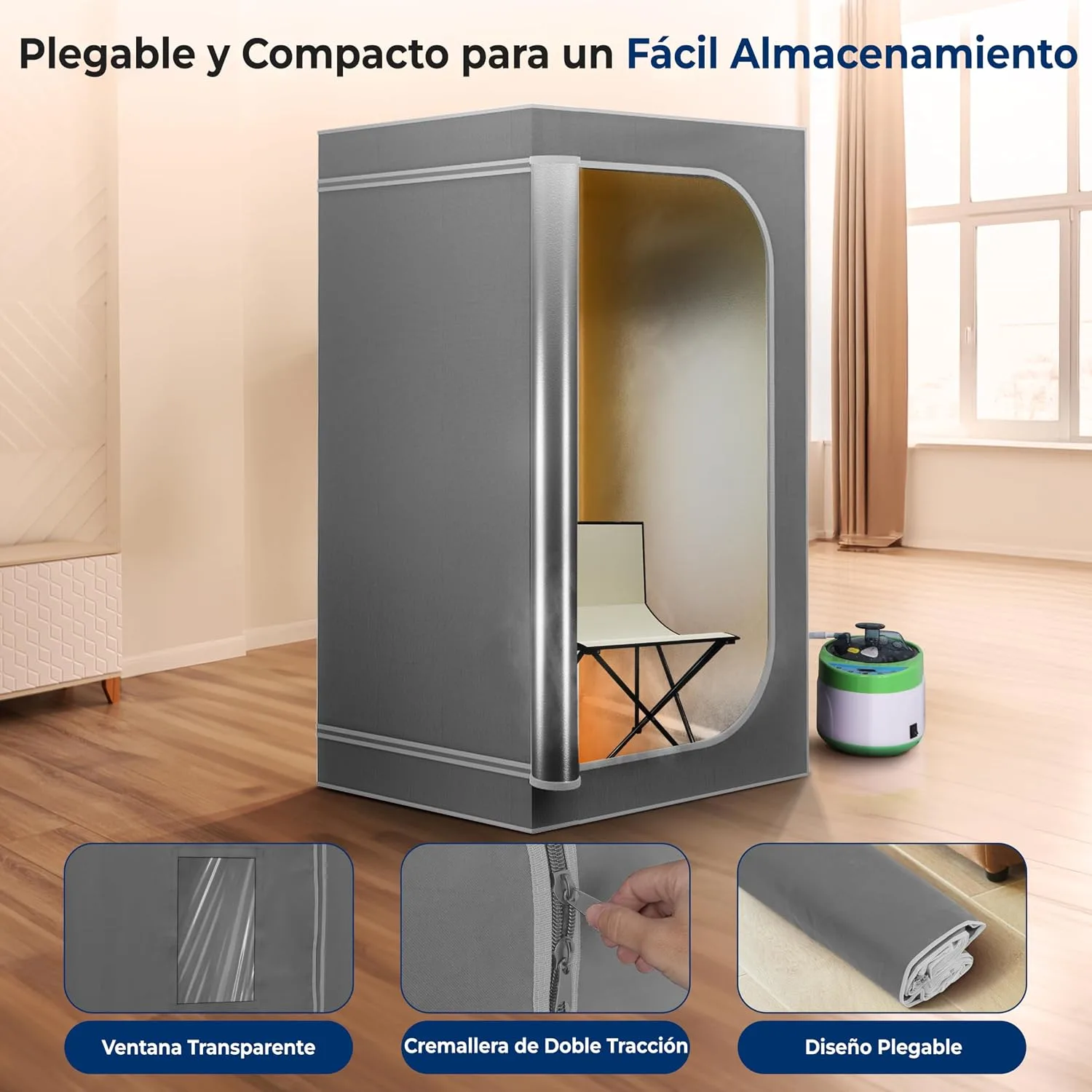 Sauna SereneLife Sauna de Vapor de Tamaño Completo — vista 4