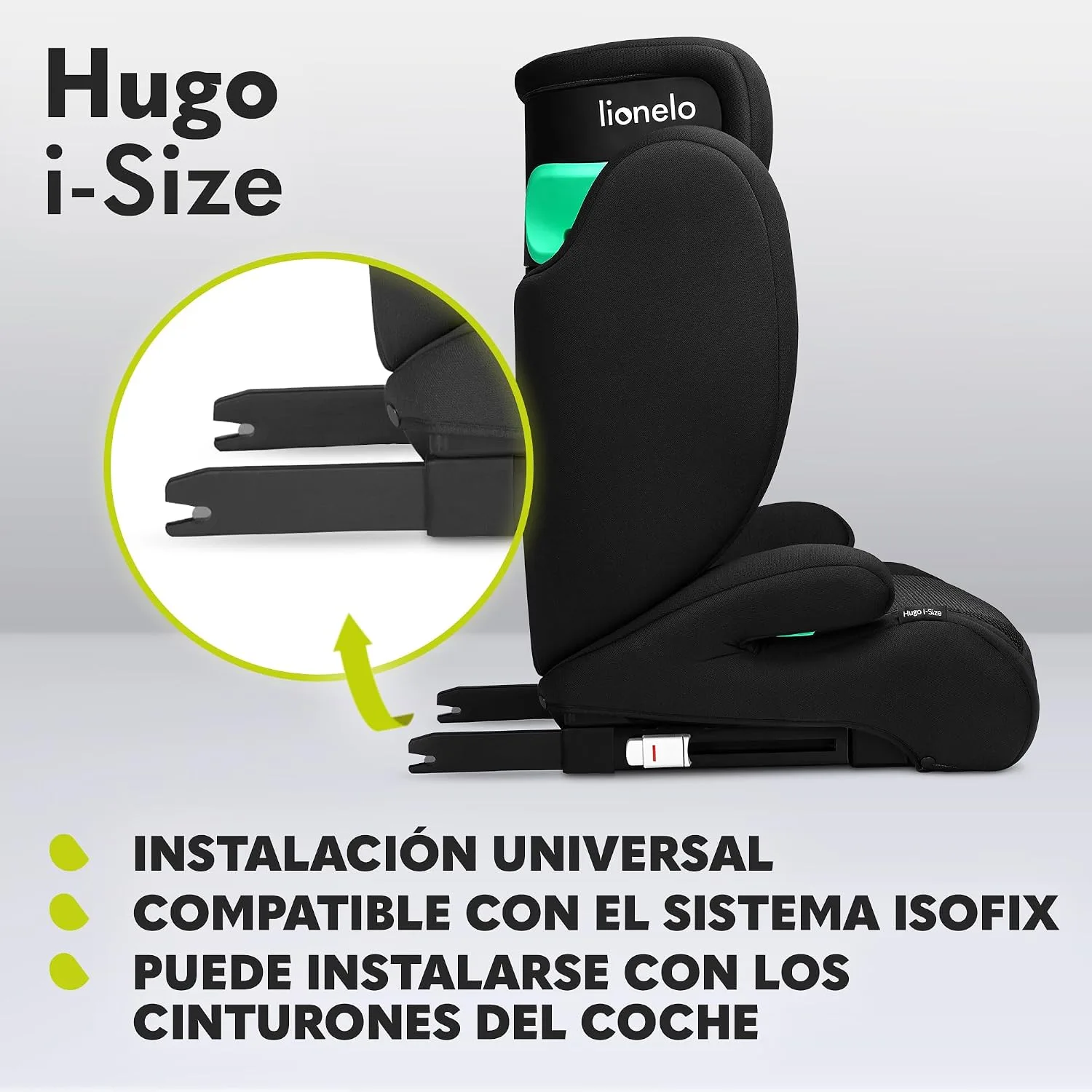 Silla de coche Lionelo Hugo i-Size — vista 4